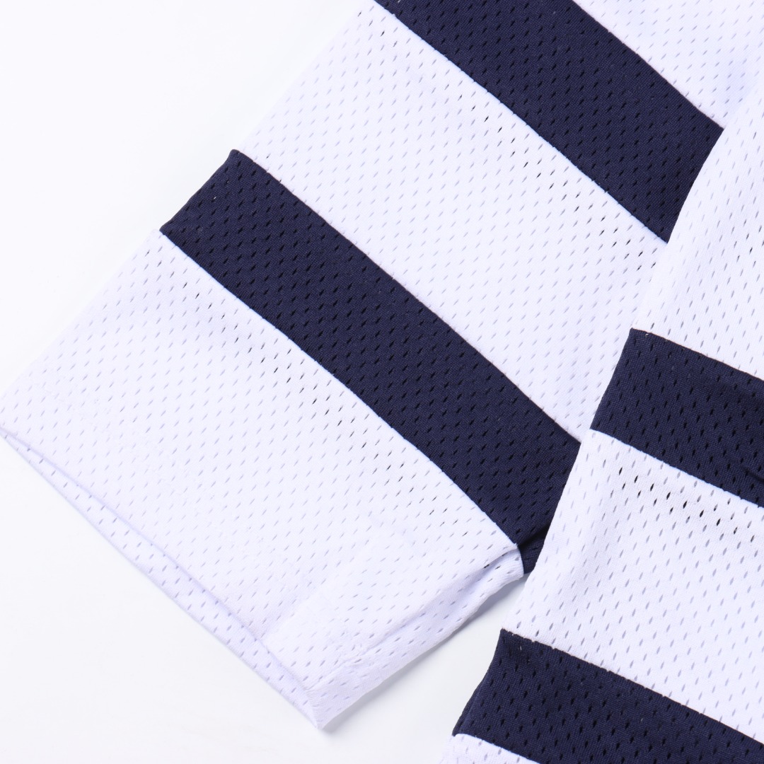 Supreme Marithé Franois Girbaud 联名款 胸前刺绣logo宽松网眼美式冰球衫球衣