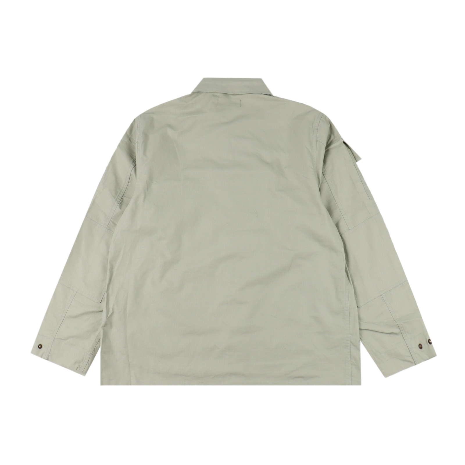 Balenciaga/巴黎世家 BLCG 25FW 单排工装衬衫外套 黑色/绿色