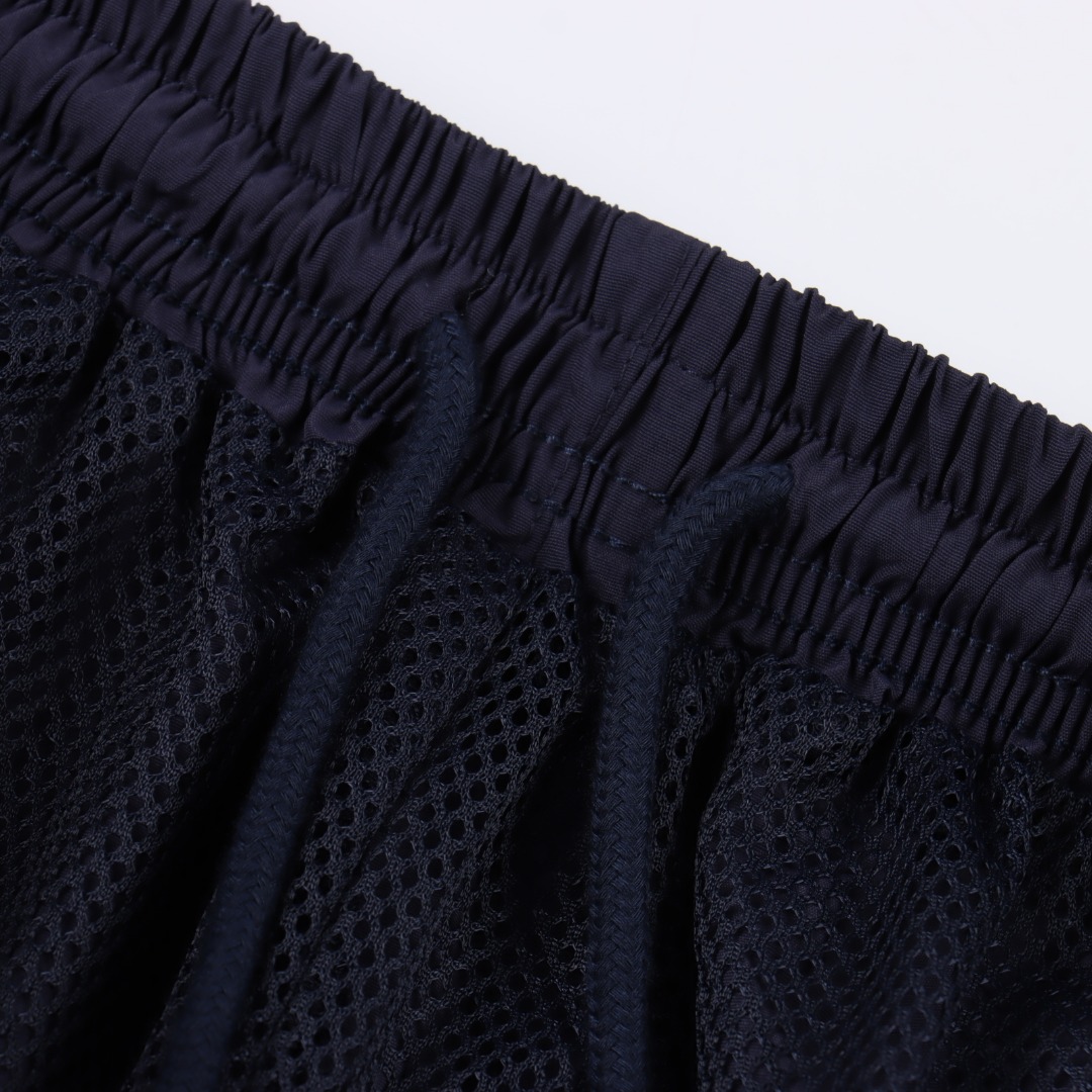 Balenciaga/巴黎世家 BLCG 25FW 84涂鸦喷漆藏青半环刺绣运动套装长裤 藏青