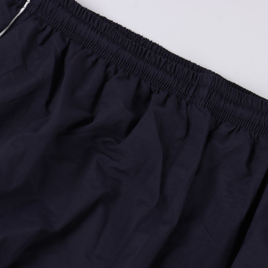 Balenciaga/巴黎世家 BLCG 25FW 84涂鸦喷漆藏青半环刺绣运动套装长裤 藏青