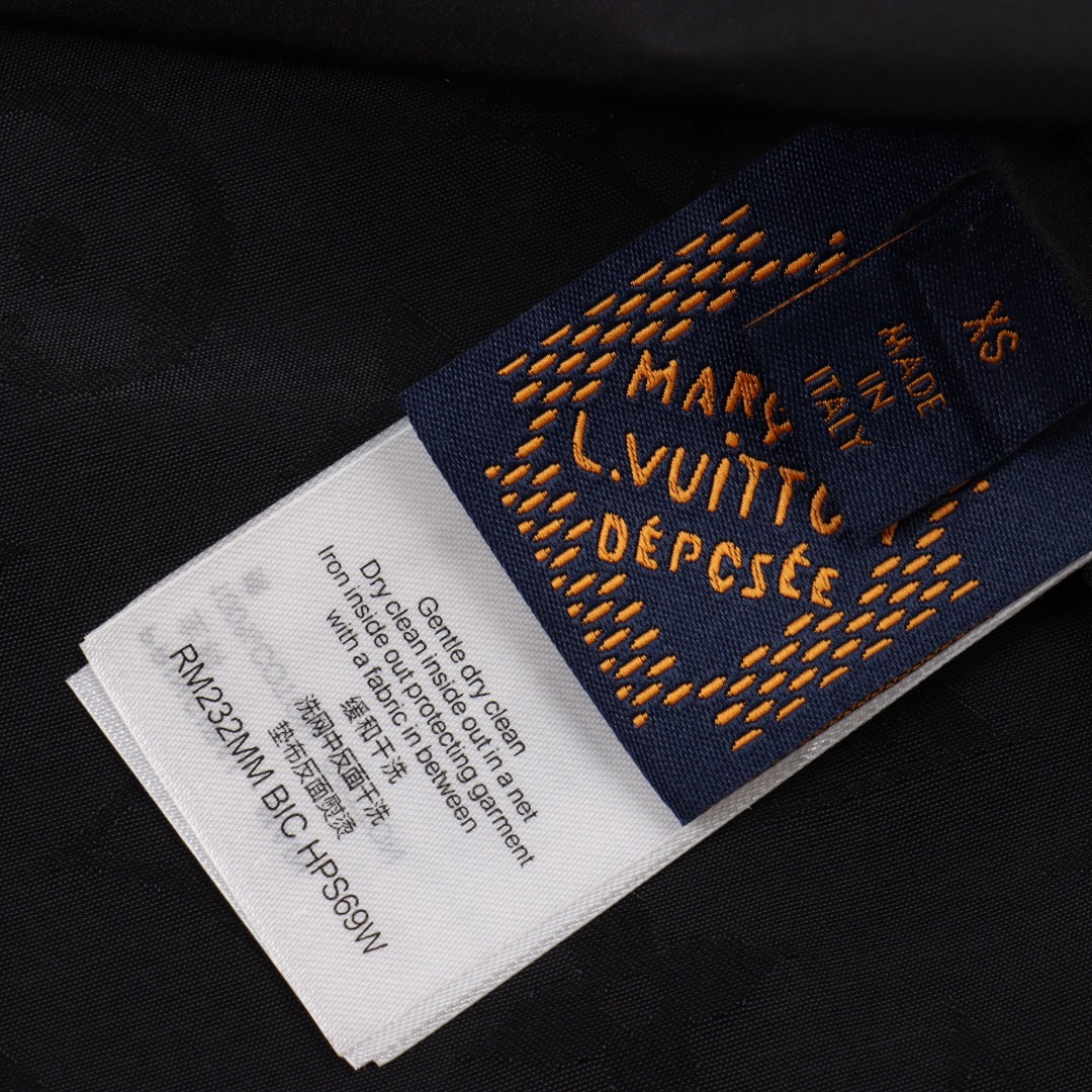 Louis Vuitton/路易威登 满印提花闪钻彩色字母长袖衬衫