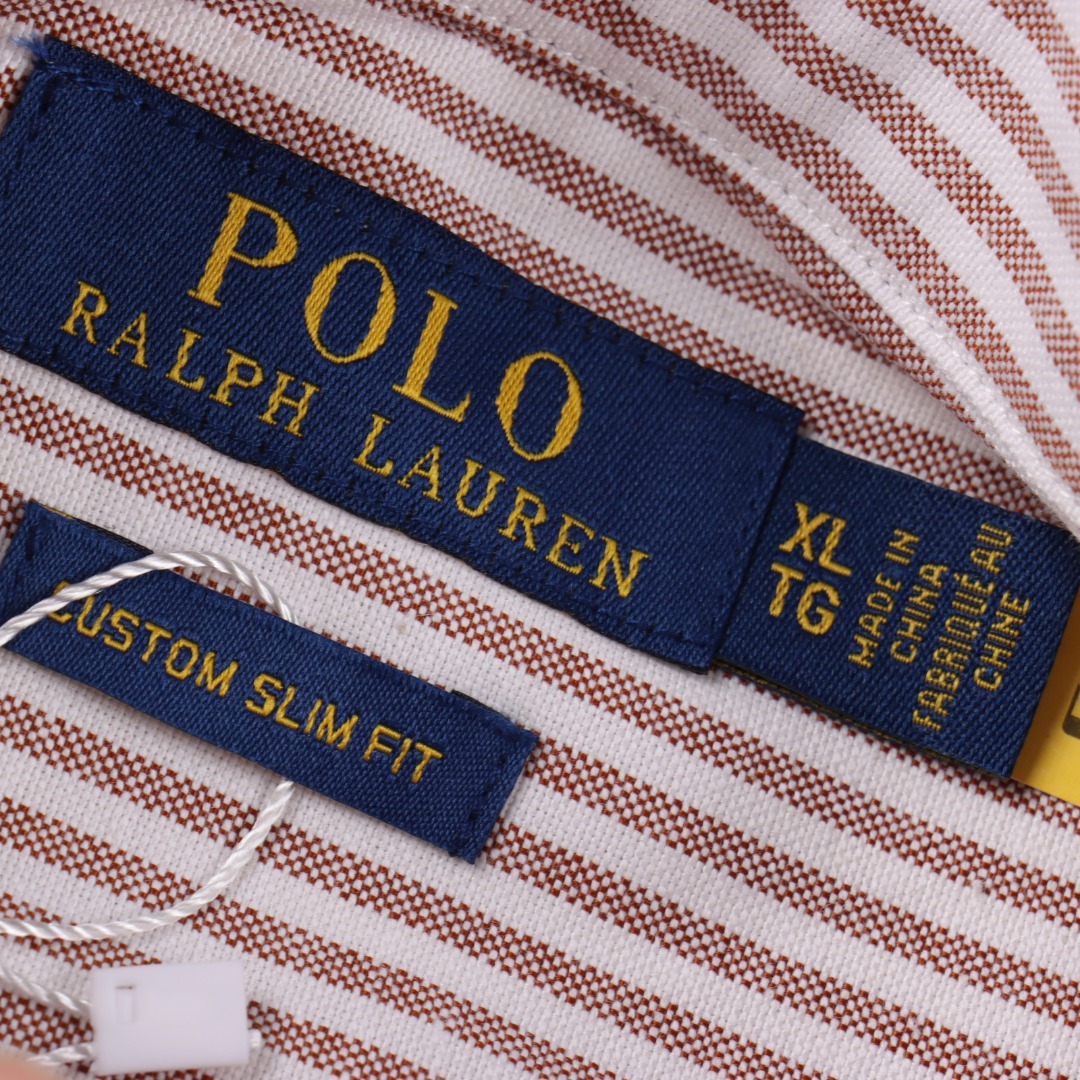 Polo Ralph Lauren拉夫劳伦 R42牛津纺条纹Logo刺绣排扣翻领长袖休闲衬衫-Chinese UA Cheap High Quatity Brand Clothes Bags handbags Sneakers wholesale wholesaler seller from China Factory suppliers Fashion Clothing Shoes best Quality Beautiful Price Polo Ralph Lauren拉夫劳伦 R42牛津纺条纹Logo刺绣排扣翻领长袖休闲衬衫