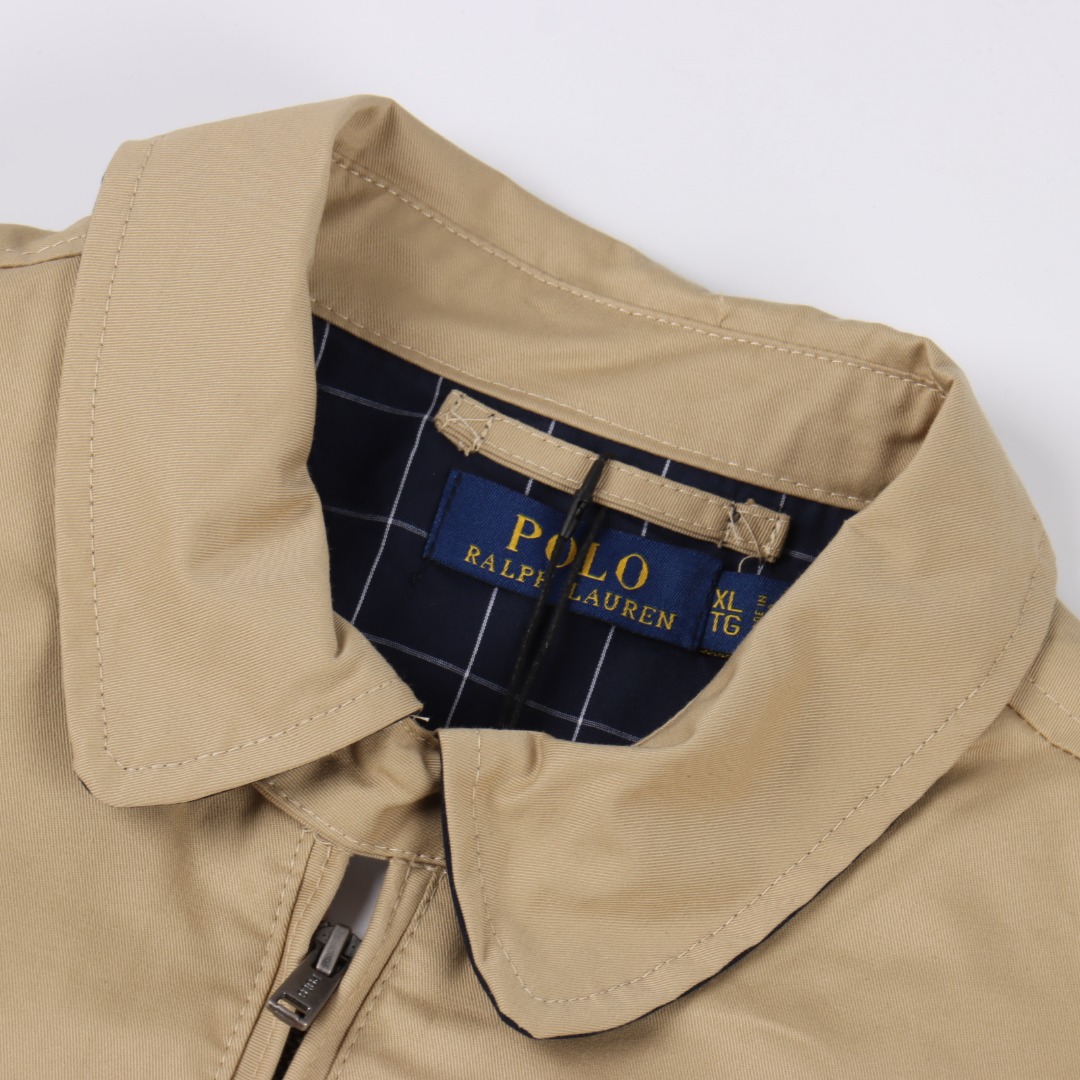 Ralph Lauren/拉夫劳伦 R25经典男女同款老干部拉链夹克外套 RL12168-Chinese UA Cheap High Quatity Brand Clothes Bags handbags Sneakers wholesale wholesaler seller from China Factory suppliers Fashion Clothing Shoes best Quality Beautiful Price Ralph Lauren/拉夫劳伦 R25经典男女同款老干部拉链夹克外套 RL12168