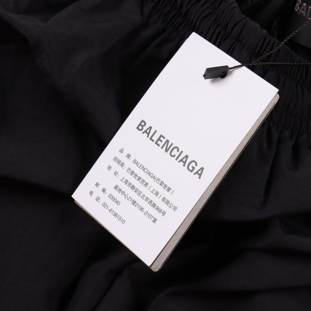 Balenciaga巴黎世家 BLCG 25SS 三拼色红双环印花拼接长裤-Chinese UA Cheap High Quatity Brand Clothes Bags handbags Sneakers wholesale wholesaler seller from China Factory suppliers Fashion Clothing Shoes best Quality Beautiful Price Balenciaga巴黎世家 BLCG 25SS 三拼色红双环印花拼接长裤