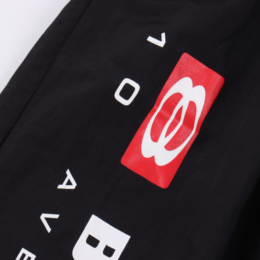 Balenciaga巴黎世家 BLCG 25SS 三拼色红双环印花拼接长裤-Chinese UA Cheap High Quatity Brand Clothes Bags handbags Sneakers wholesale wholesaler seller from China Factory suppliers Fashion Clothing Shoes best Quality Beautiful Price Balenciaga巴黎世家 BLCG 25SS 三拼色红双环印花拼接长裤