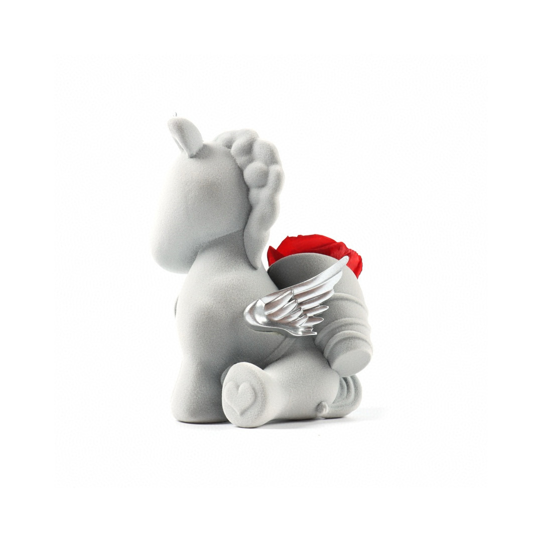 Roseonly 甜心独角兽永生花公仔