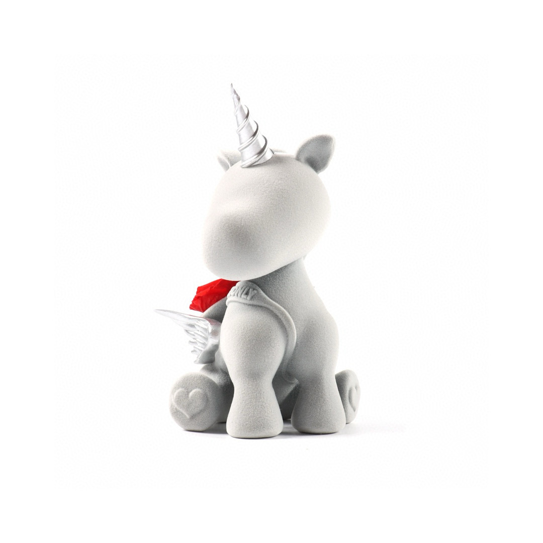 Roseonly 甜心独角兽永生花公仔