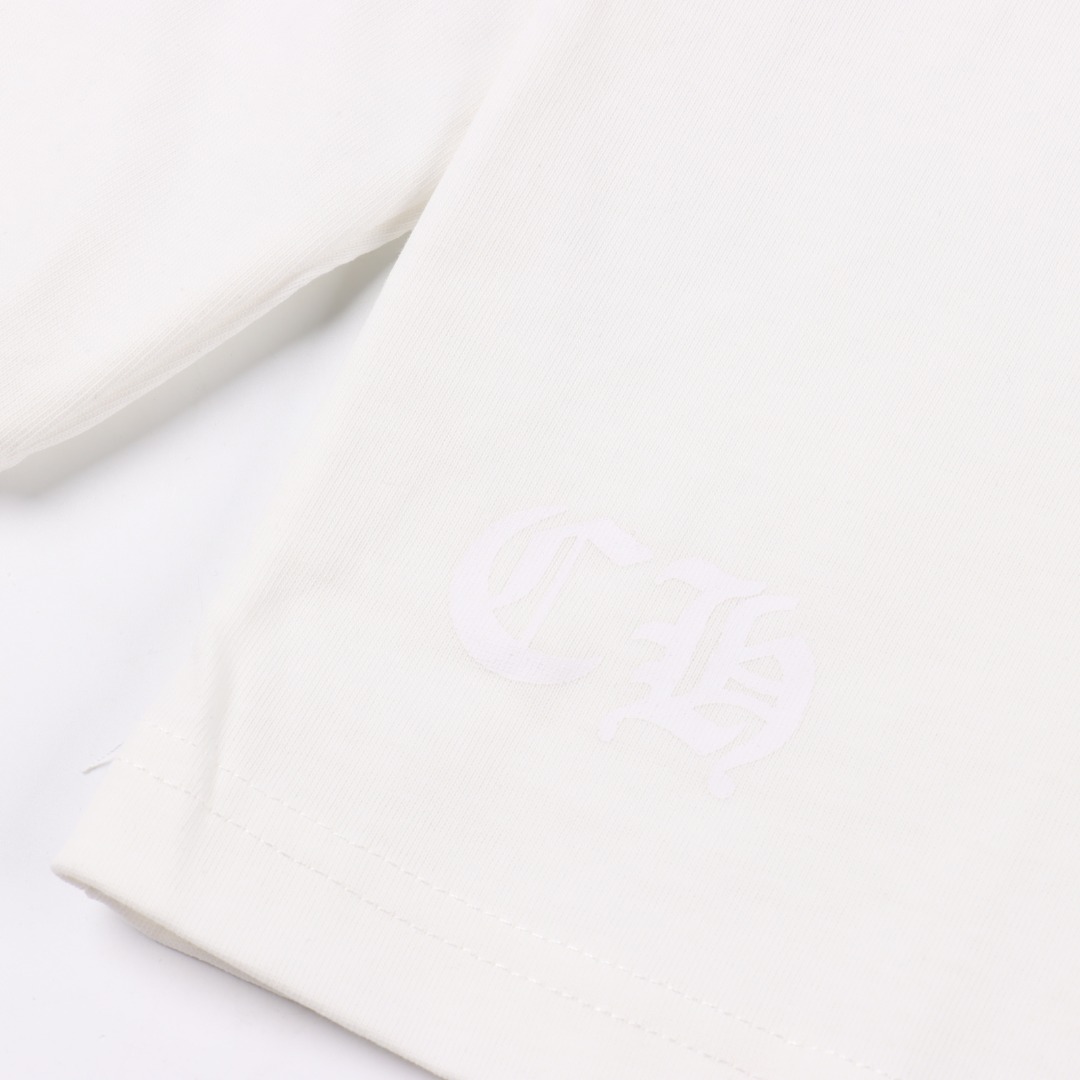 Chrome hearts/克罗心迈阿密联名圆领印花长袖 黑色/白色-Chinese UA Cheap High Quatity Brand Clothes Bags handbags Sneakers wholesale wholesaler seller from China Factory suppliers Fashion Clothing Shoes best Quality Beautiful Price Chrome hearts/克罗心迈阿密联名圆领印花长袖 黑色/白色