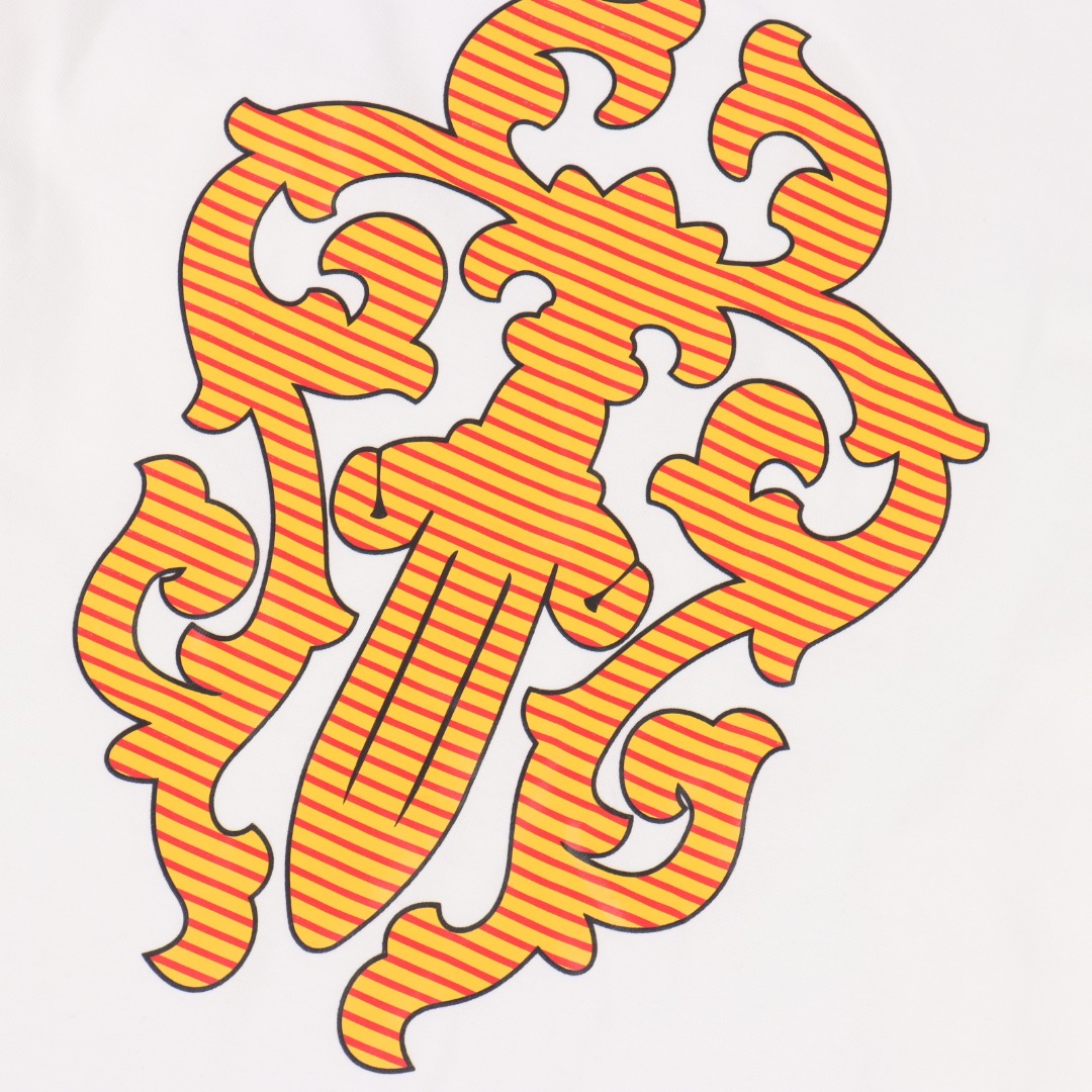 Chrome hearts/克罗心迈阿密联名圆领印花长袖 黑色/白色-Chinese UA Cheap High Quatity Brand Clothes Bags handbags Sneakers wholesale wholesaler seller from China Factory suppliers Fashion Clothing Shoes best Quality Beautiful Price Chrome hearts/克罗心迈阿密联名圆领印花长袖 黑色/白色