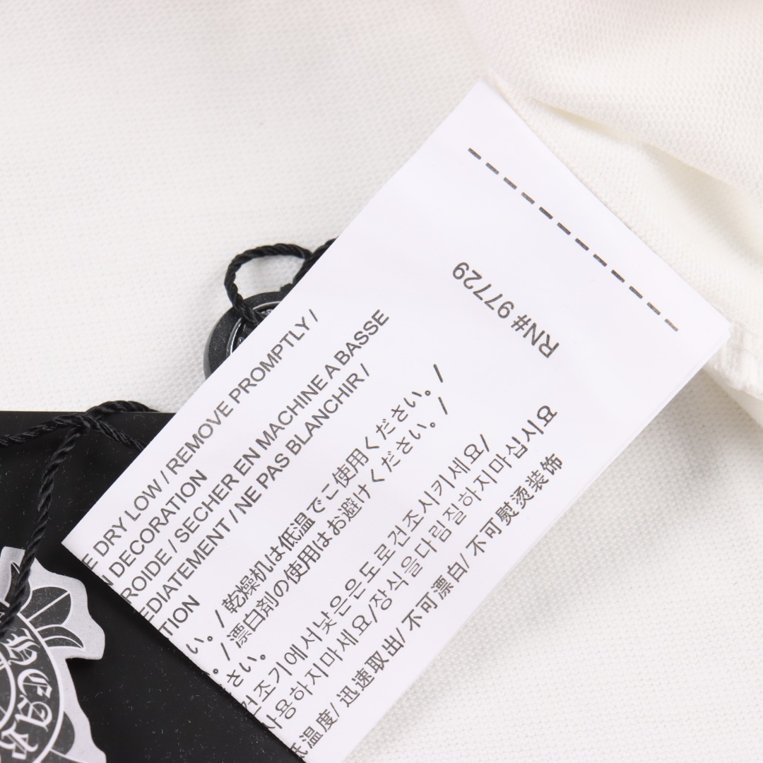 Chrome hearts/克罗心迈阿密联名圆领印花长袖 黑色/白色-Chinese UA Cheap High Quatity Brand Clothes Bags handbags Sneakers wholesale wholesaler seller from China Factory suppliers Fashion Clothing Shoes best Quality Beautiful Price Chrome hearts/克罗心迈阿密联名圆领印花长袖 黑色/白色