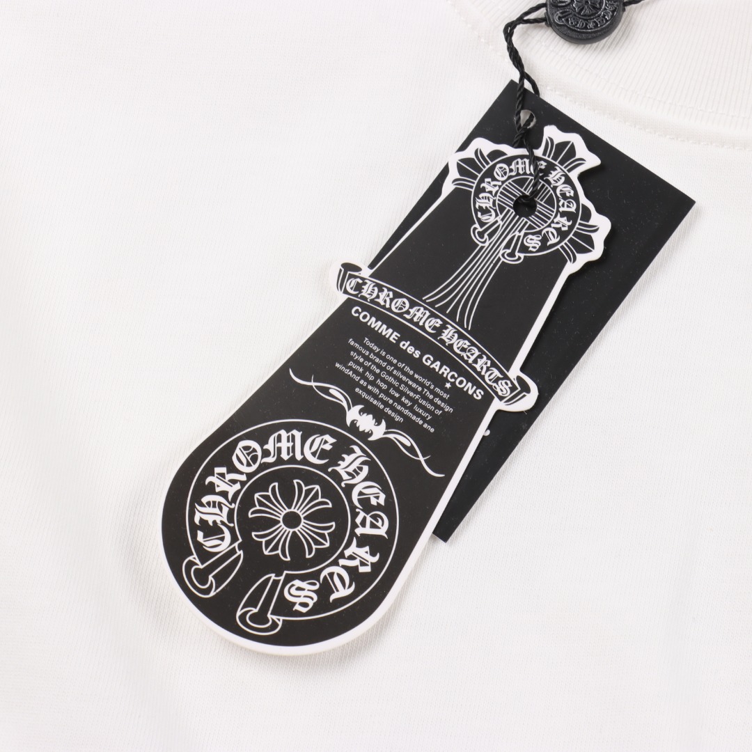 Chrome hearts/克罗心绿色大宝剑印花长袖黑色/白色