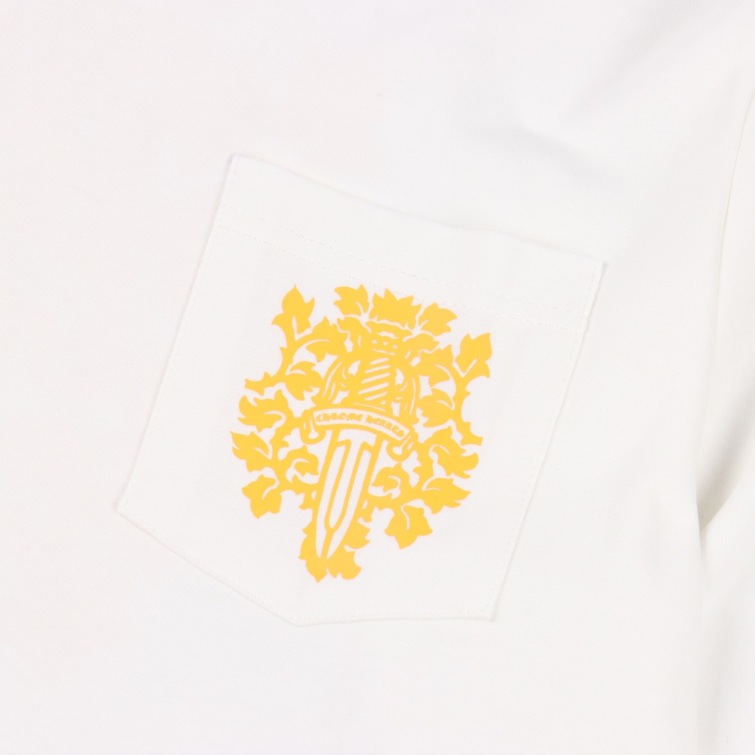 Chrome hearts/克罗心涂鸦字母限定梵文印花长袖 黑色/白色