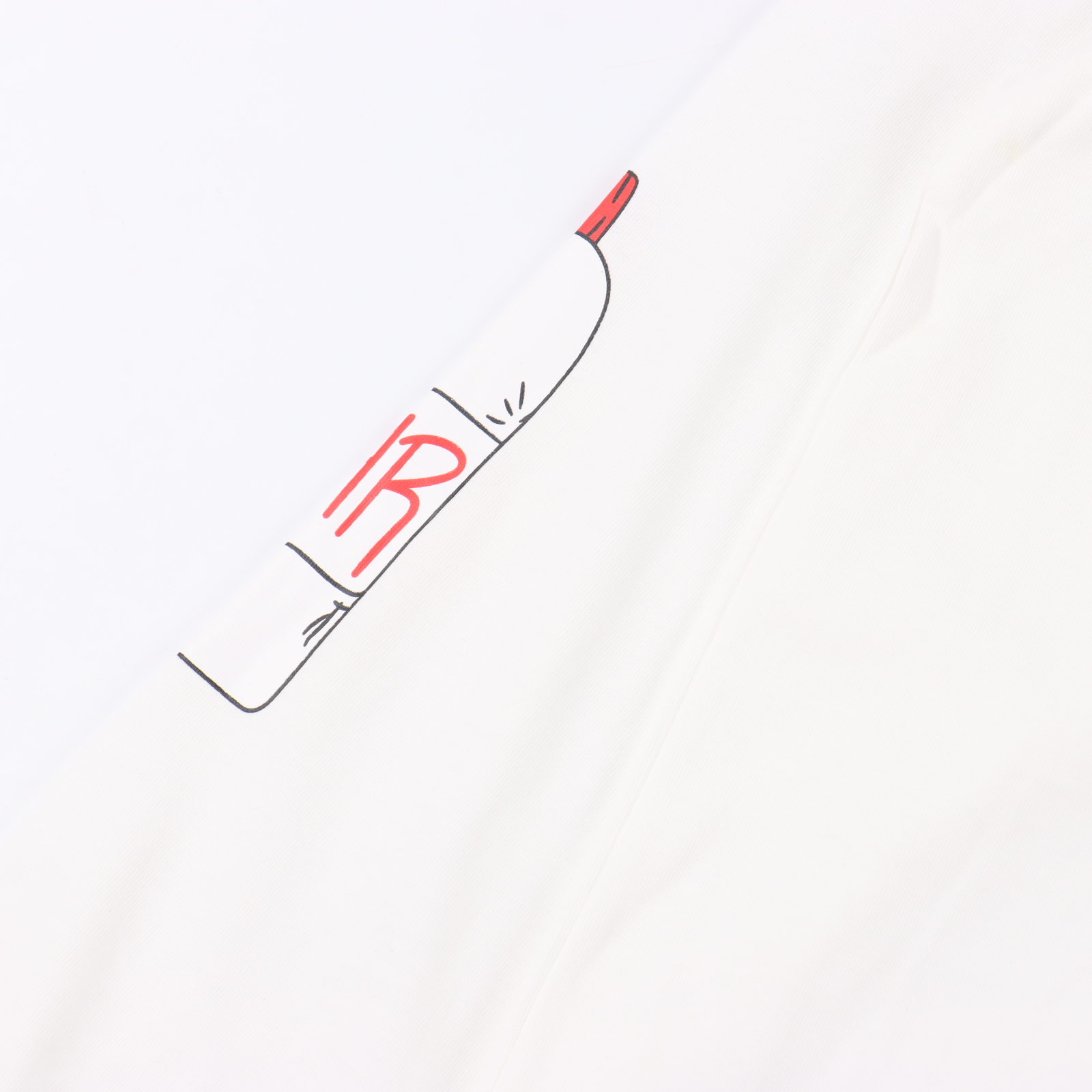 Chrome hearts/克罗心涂鸦字母糖果撞色印花长袖黑色/白色