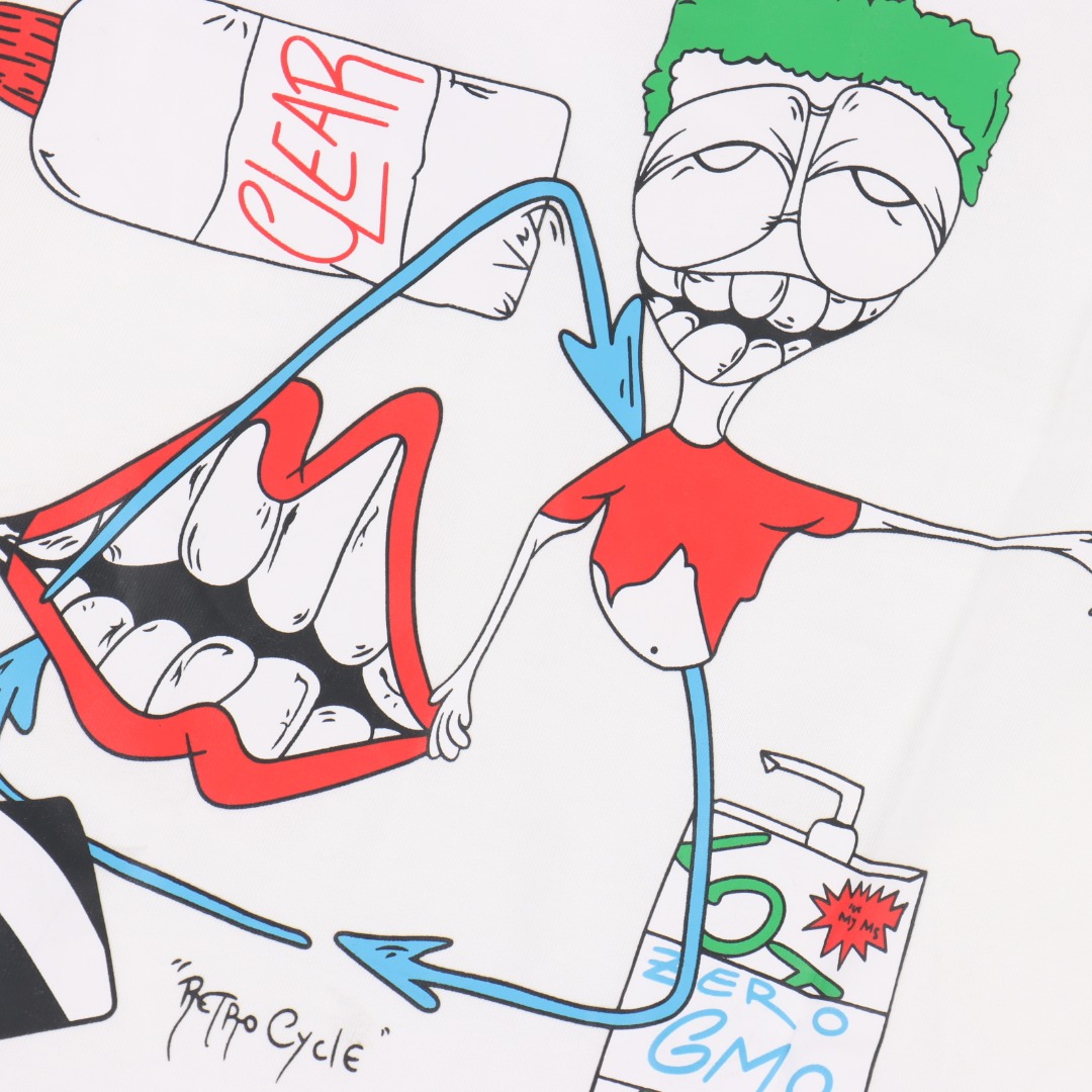 Chrome hearts/克罗心涂鸦字母糖果撞色印花长袖黑色/白色