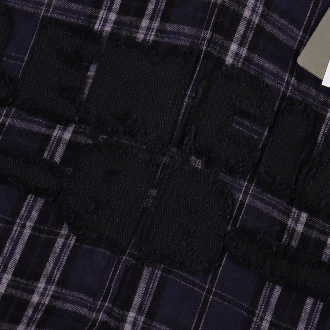 Balenciaga/巴黎世家 BLCG 25FW蓝格纹贴布绣套装外套-Chinese UA Cheap High Quatity Brand Clothes Bags handbags Sneakers wholesale wholesaler seller from China Factory suppliers Fashion Clothing Shoes best Quality Beautiful Price Balenciaga/巴黎世家 BLCG 25FW蓝格纹贴布绣套装外套