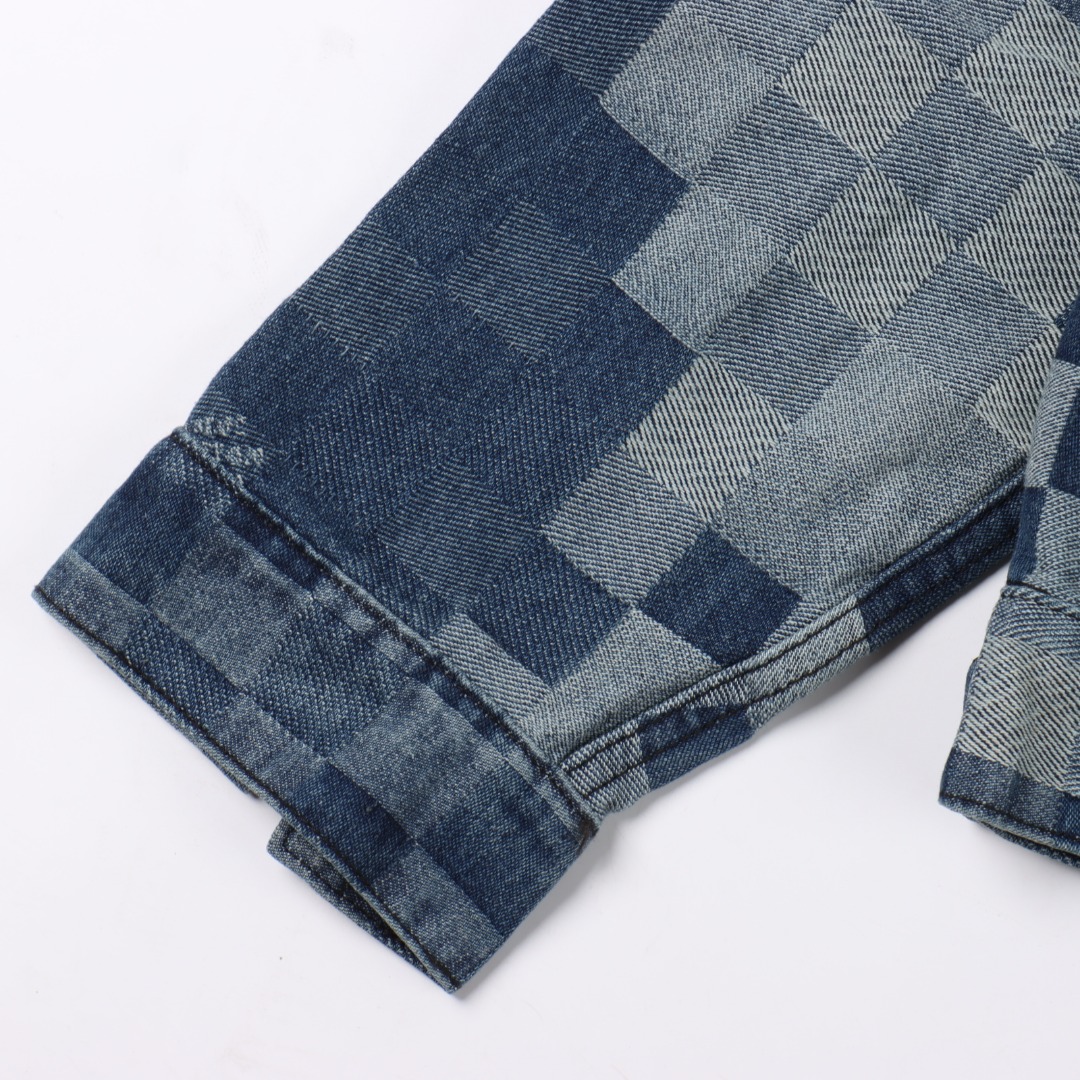 Louis Vuitton路易威登 1V 25FW 马赛克迷彩牛仔夹克-Chinese UA Cheap High Quatity Brand Clothes Bags handbags Sneakers wholesale wholesaler seller from China Factory suppliers Fashion Clothing Shoes best Quality Beautiful Price Louis Vuitton路易威登 1V 25FW 马赛克迷彩牛仔夹克