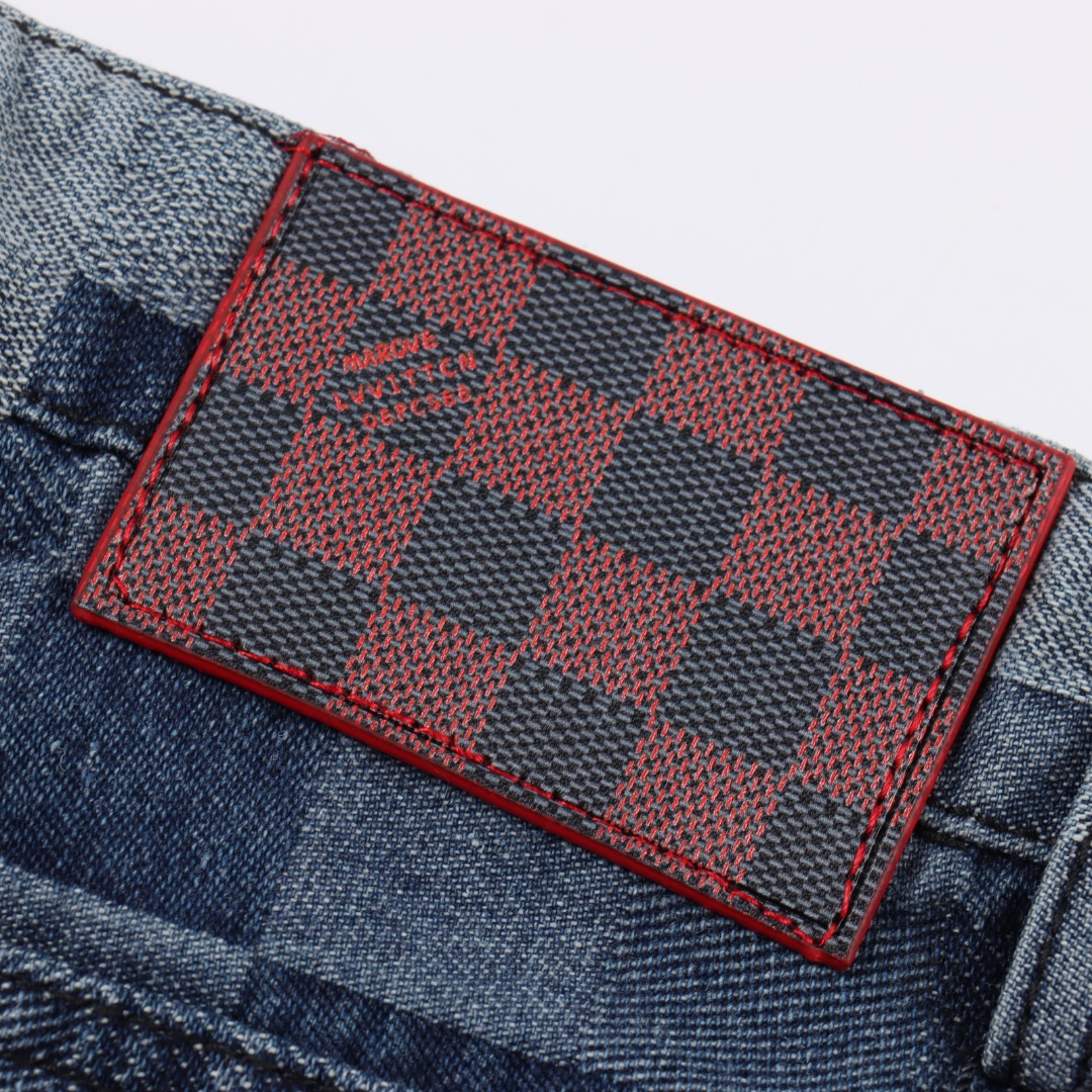Louis Vuitton路易威登 1V 25FW 马赛克迷彩牛仔长裤 轻奢主义-Chinese UA Cheap High Quatity Brand Clothes Bags handbags Sneakers wholesale wholesaler seller from China Factory suppliers Fashion Clothing Shoes best Quality Beautiful Price Louis Vuitton路易威登 1V 25FW 马赛克迷彩牛仔长裤 轻奢主义