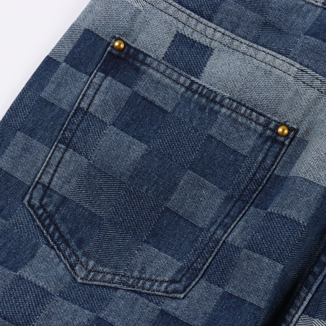Louis Vuitton路易威登 1V 25FW 马赛克迷彩牛仔长裤 轻奢主义-Chinese UA Cheap High Quatity Brand Clothes Bags handbags Sneakers wholesale wholesaler seller from China Factory suppliers Fashion Clothing Shoes best Quality Beautiful Price Louis Vuitton路易威登 1V 25FW 马赛克迷彩牛仔长裤 轻奢主义