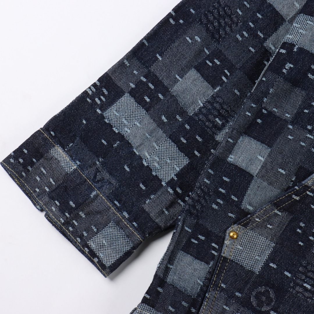 Louis Vuitton 路易威登 1V 25FW 虚线滑板提花牛仔夹克外套-Chinese UA Cheap High Quatity Brand Clothes Bags handbags Sneakers wholesale wholesaler seller from China Factory suppliers Fashion Clothing Shoes best Quality Beautiful Price Louis Vuitton 路易威登 1V 25FW 虚线滑板提花牛仔夹克外套