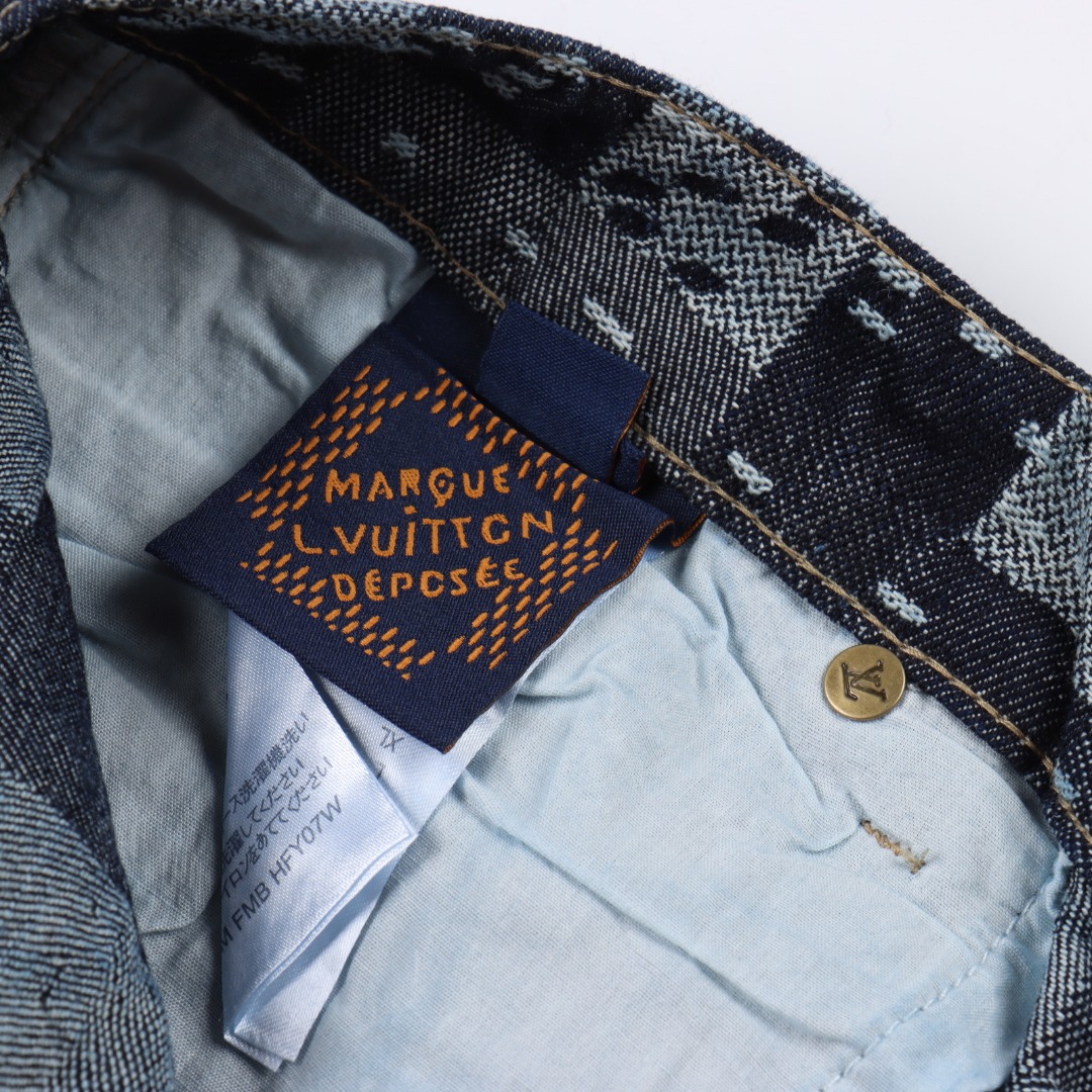 Louis Vuitton 路易威登 1V 25FW 虚线滑板提花牛仔长裤-Chinese UA Cheap High Quatity Brand Clothes Bags handbags Sneakers wholesale wholesaler seller from China Factory suppliers Fashion Clothing Shoes best Quality Beautiful Price Louis Vuitton 路易威登 1V 25FW 虚线滑板提花牛仔长裤