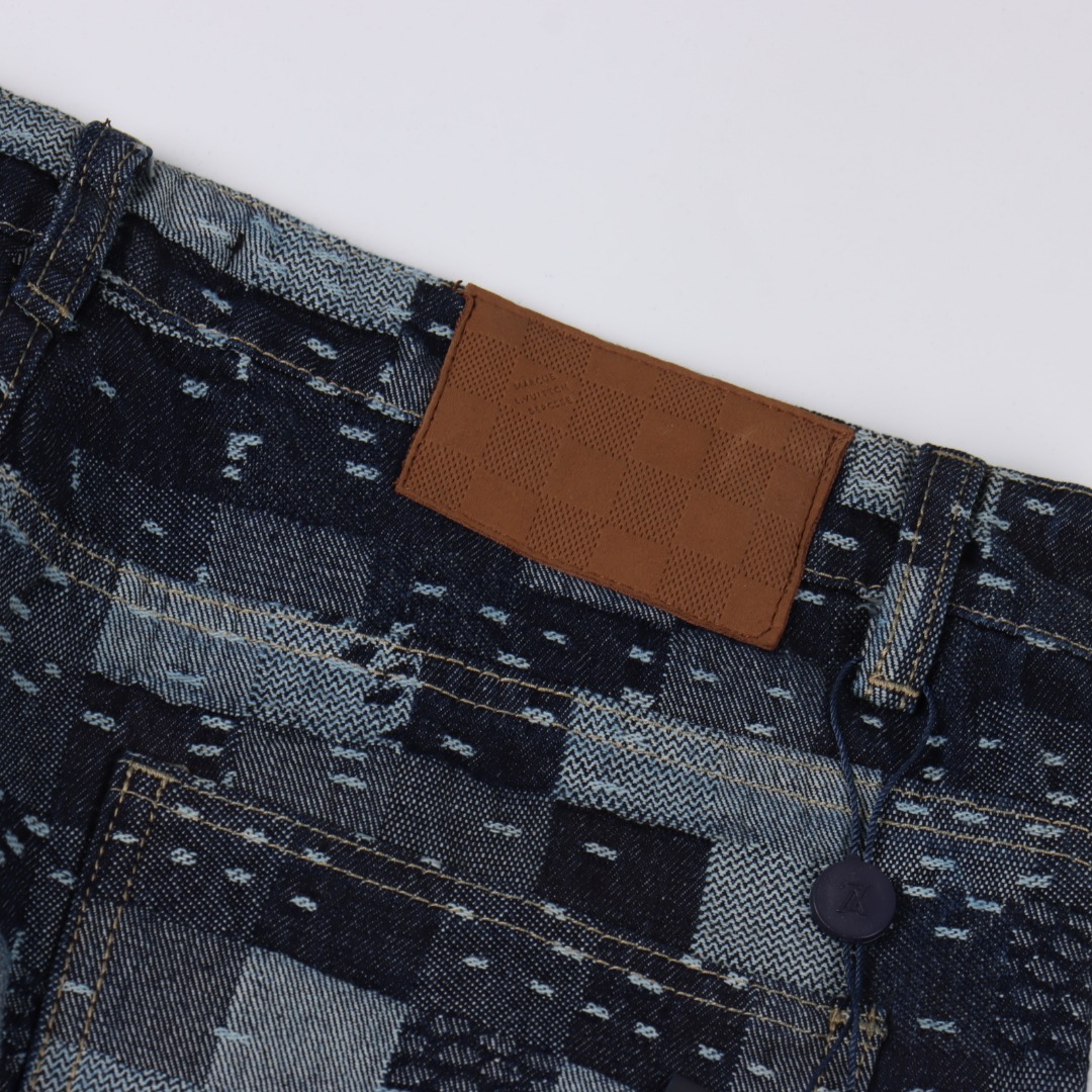 Louis Vuitton 路易威登 1V 25FW 虚线滑板提花牛仔长裤-Chinese UA Cheap High Quatity Brand Clothes Bags handbags Sneakers wholesale wholesaler seller from China Factory suppliers Fashion Clothing Shoes best Quality Beautiful Price Louis Vuitton 路易威登 1V 25FW 虚线滑板提花牛仔长裤