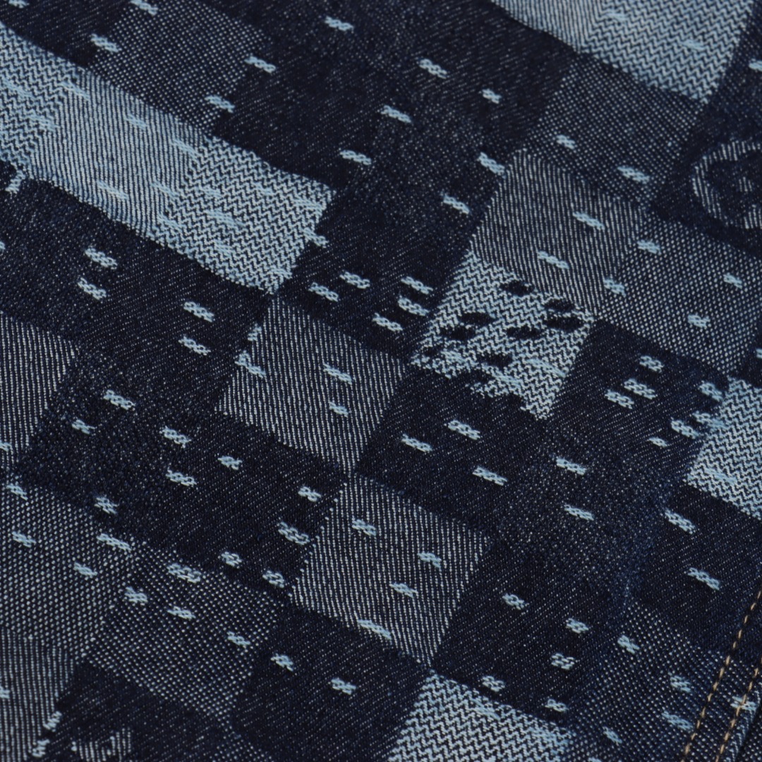 Louis Vuitton 路易威登 1V 25FW 虚线滑板提花牛仔长裤-Chinese UA Cheap High Quatity Brand Clothes Bags handbags Sneakers wholesale wholesaler seller from China Factory suppliers Fashion Clothing Shoes best Quality Beautiful Price Louis Vuitton 路易威登 1V 25FW 虚线滑板提花牛仔长裤