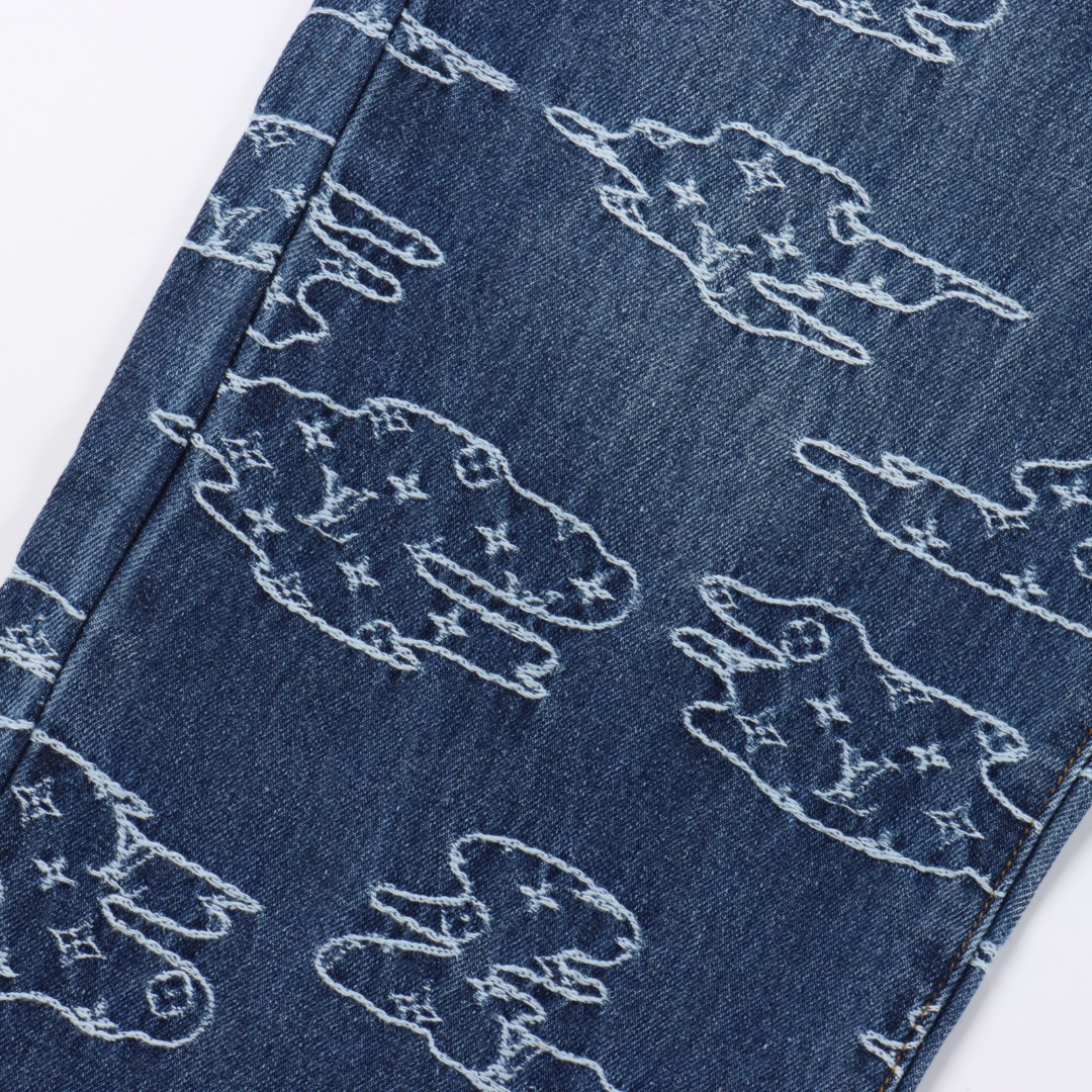 Louis Vuitton路易威登 1V 25FW 祥云老花提花牛仔长裤-Chinese UA Cheap High Quatity Brand Clothes Bags handbags Sneakers wholesale wholesaler seller from China Factory suppliers Fashion Clothing Shoes best Quality Beautiful Price Louis Vuitton路易威登 1V 25FW 祥云老花提花牛仔长裤