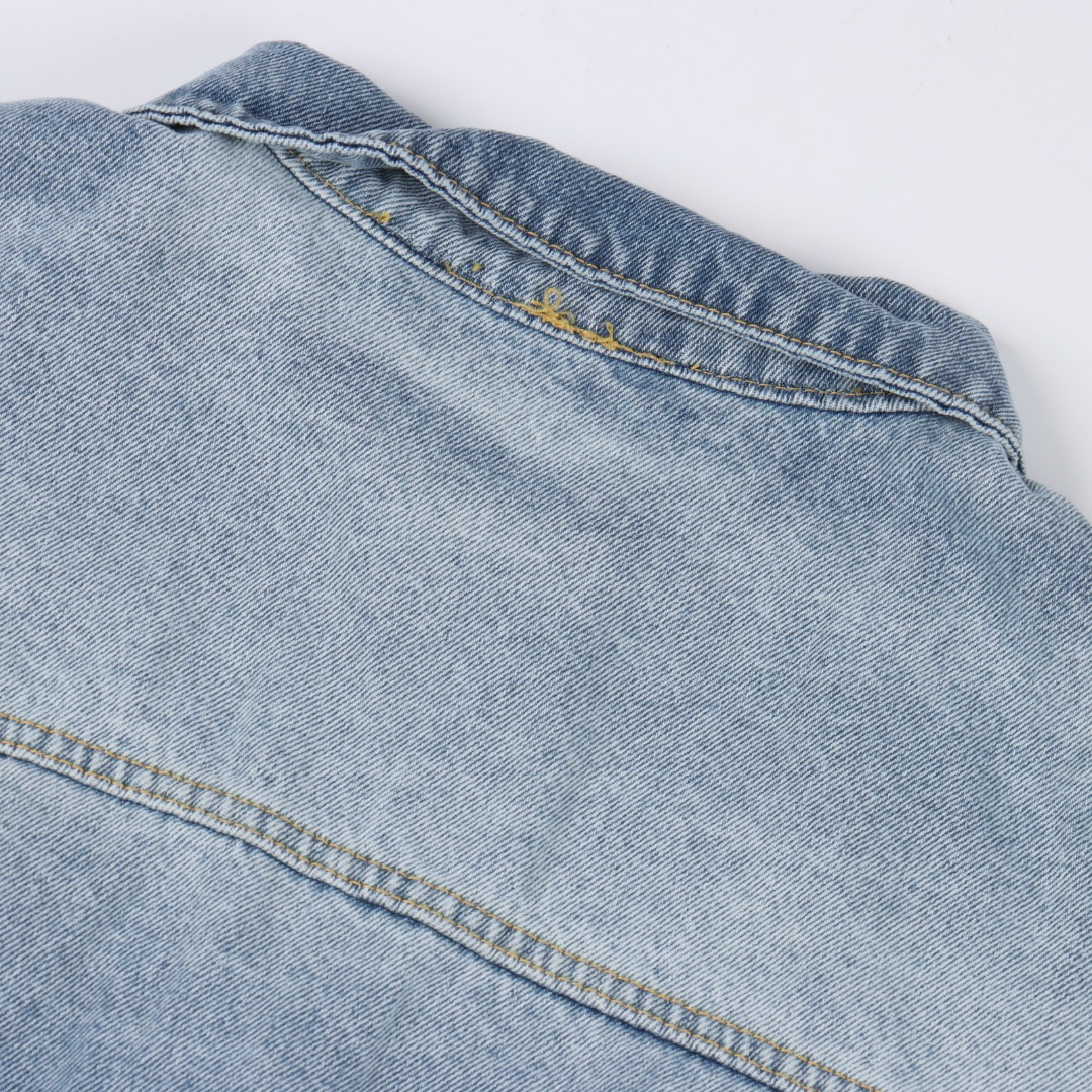 Louis Vuitton 路易威登 1V 25FW 口袋镂空绣花牛仔夹克外套-Chinese UA Cheap High Quatity Brand Clothes Bags handbags Sneakers wholesale wholesaler seller from China Factory suppliers Fashion Clothing Shoes best Quality Beautiful Price Louis Vuitton 路易威登 1V 25FW 口袋镂空绣花牛仔夹克外套