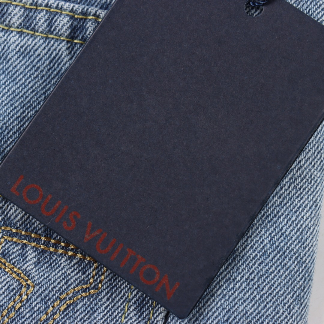 Louis Vuitton 路易威登 1V 25FW 口袋镂空绣花牛仔长裤-Chinese UA Cheap High Quatity Brand Clothes Bags handbags Sneakers wholesale wholesaler seller from China Factory suppliers Fashion Clothing Shoes best Quality Beautiful Price Louis Vuitton 路易威登 1V 25FW 口袋镂空绣花牛仔长裤