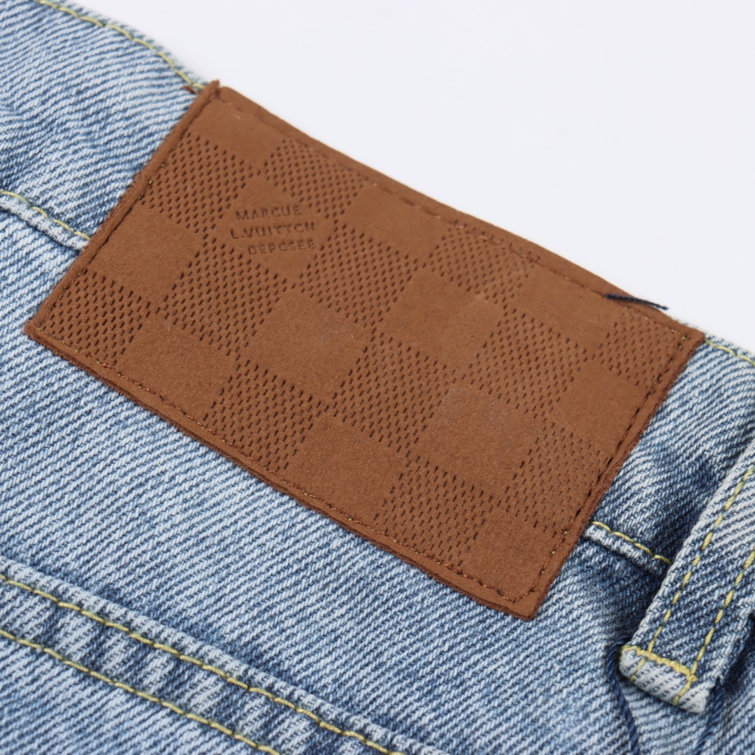 Louis Vuitton 路易威登 1V 25FW 口袋镂空绣花牛仔长裤-Chinese UA Cheap High Quatity Brand Clothes Bags handbags Sneakers wholesale wholesaler seller from China Factory suppliers Fashion Clothing Shoes best Quality Beautiful Price Louis Vuitton 路易威登 1V 25FW 口袋镂空绣花牛仔长裤