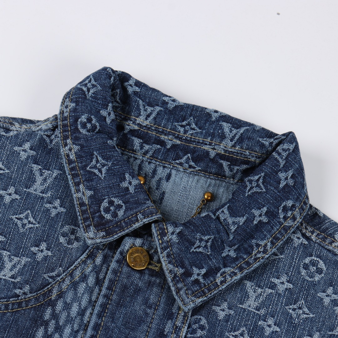 Louis Vuitton 路易威登 1V × Nigo 25FW 联名棋盘格牛仔外套黑色/蓝色-Chinese UA Cheap High Quatity Brand Clothes Bags handbags Sneakers wholesale wholesaler seller from China Factory suppliers Fashion Clothing Shoes best Quality Beautiful Price Louis Vuitton 路易威登 1V × Nigo 25FW 联名棋盘格牛仔外套黑色/蓝色