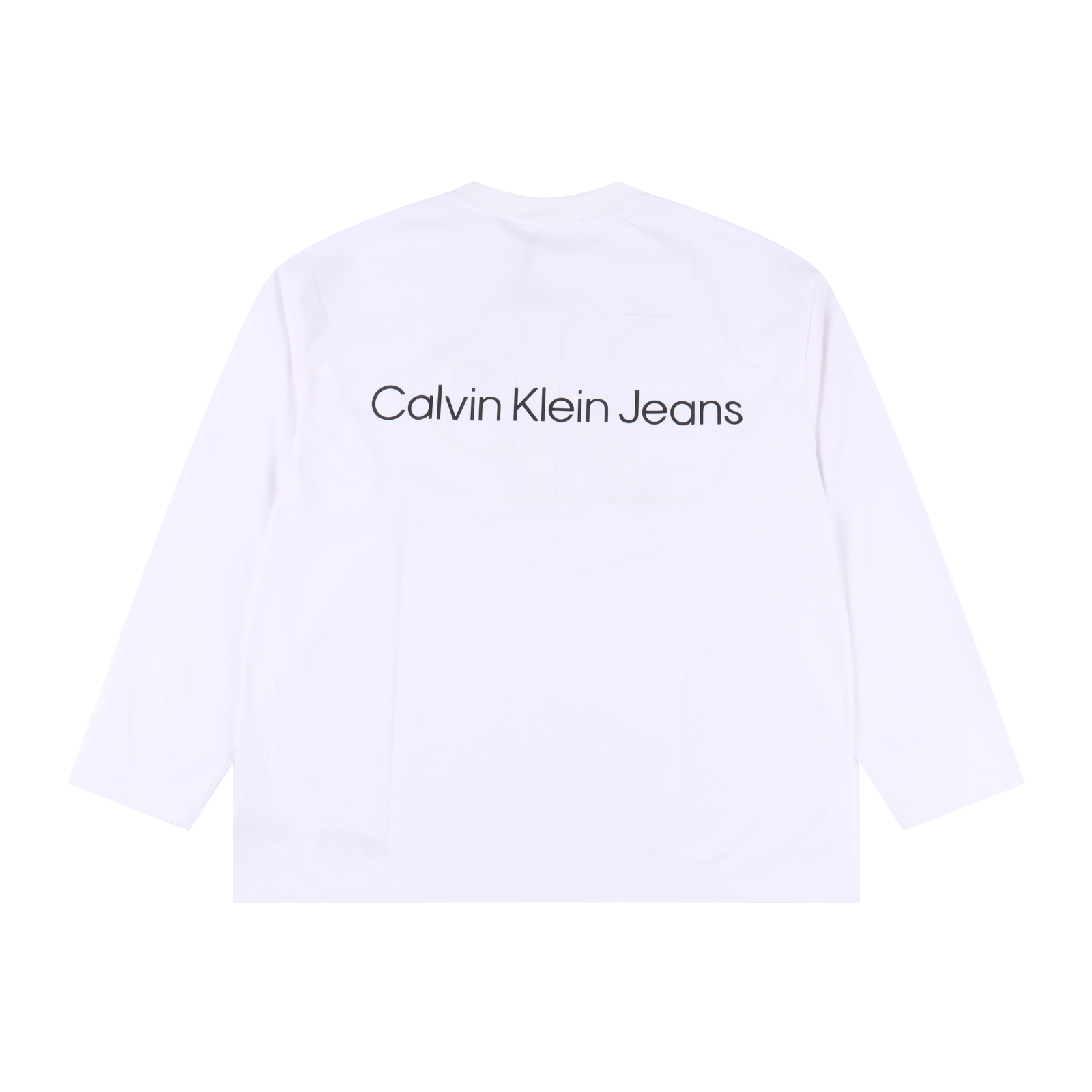 Calvin klein 背后字母浮雕长袖T恤 黑色 白色-Chinese UA Cheap High Quatity Brand Clothes Bags handbags Sneakers wholesale wholesaler seller from China Factory suppliers Fashion Clothing Shoes best Quality Beautiful Price Calvin klein 背后字母浮雕长袖T恤 黑色 白色