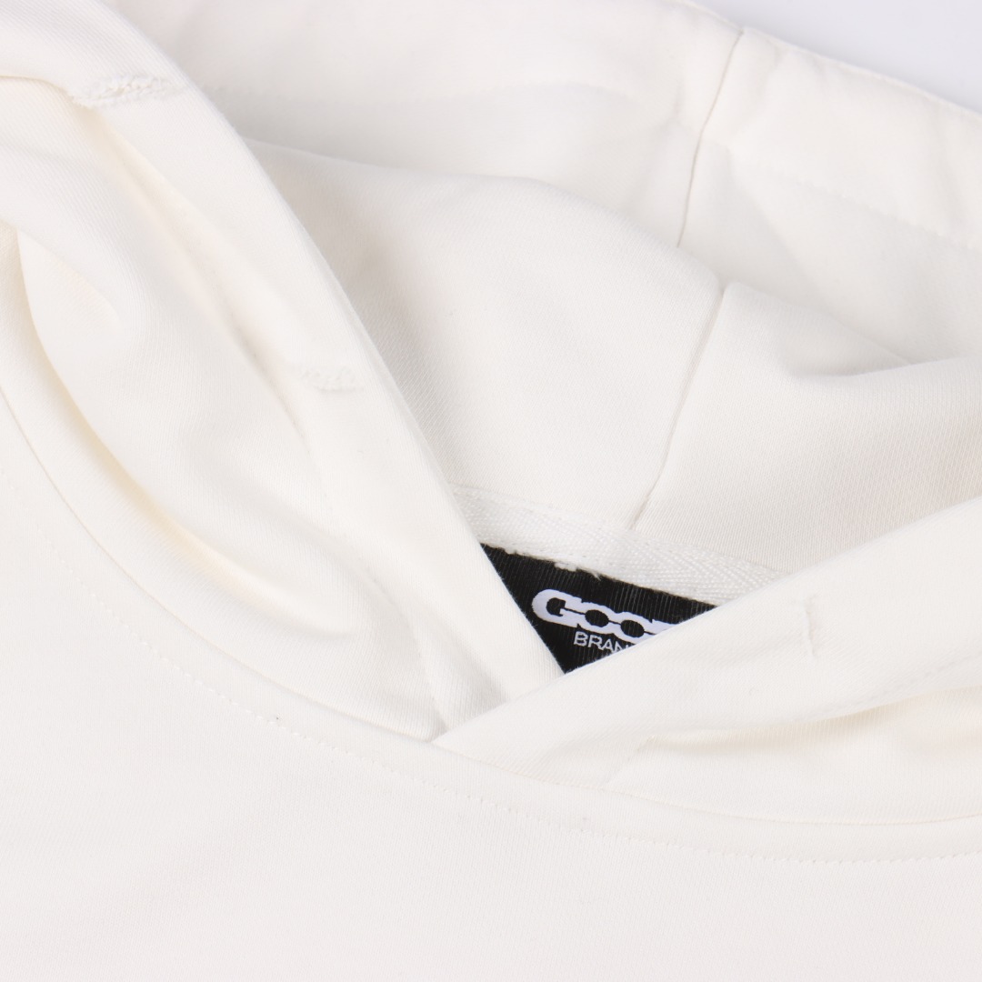 GOODBRAND 钻碎颓破连帽卫衣 黑色 白色-Chinese UA Cheap High Quatity Brand Clothes Bags handbags Sneakers wholesale wholesaler seller from China Factory suppliers Fashion Clothing Shoes best Quality Beautiful Price GOODBRAND 钻碎颓破连帽卫衣 黑色 白色