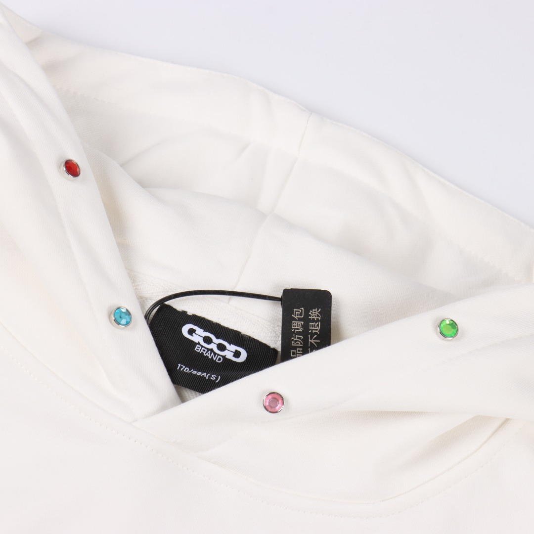 GOODBRAND 四芒星经典连帽卫衣 黑色 白色-Chinese UA Cheap High Quatity Brand Clothes Bags handbags Sneakers wholesale wholesaler seller from China Factory suppliers Fashion Clothing Shoes best Quality Beautiful Price GOODBRAND 四芒星经典连帽卫衣 黑色 白色