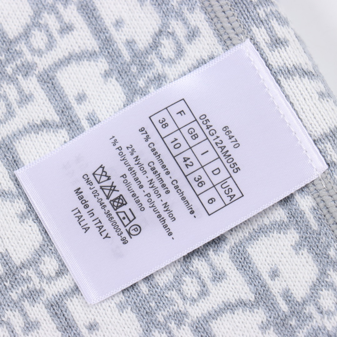 Dior/迪奥 Oblique老花提花针织羊绒双面穿外套