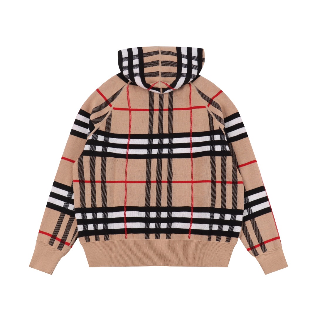 BURBERRY / 巴宝莉 针织羊绒提花针织开衫外套