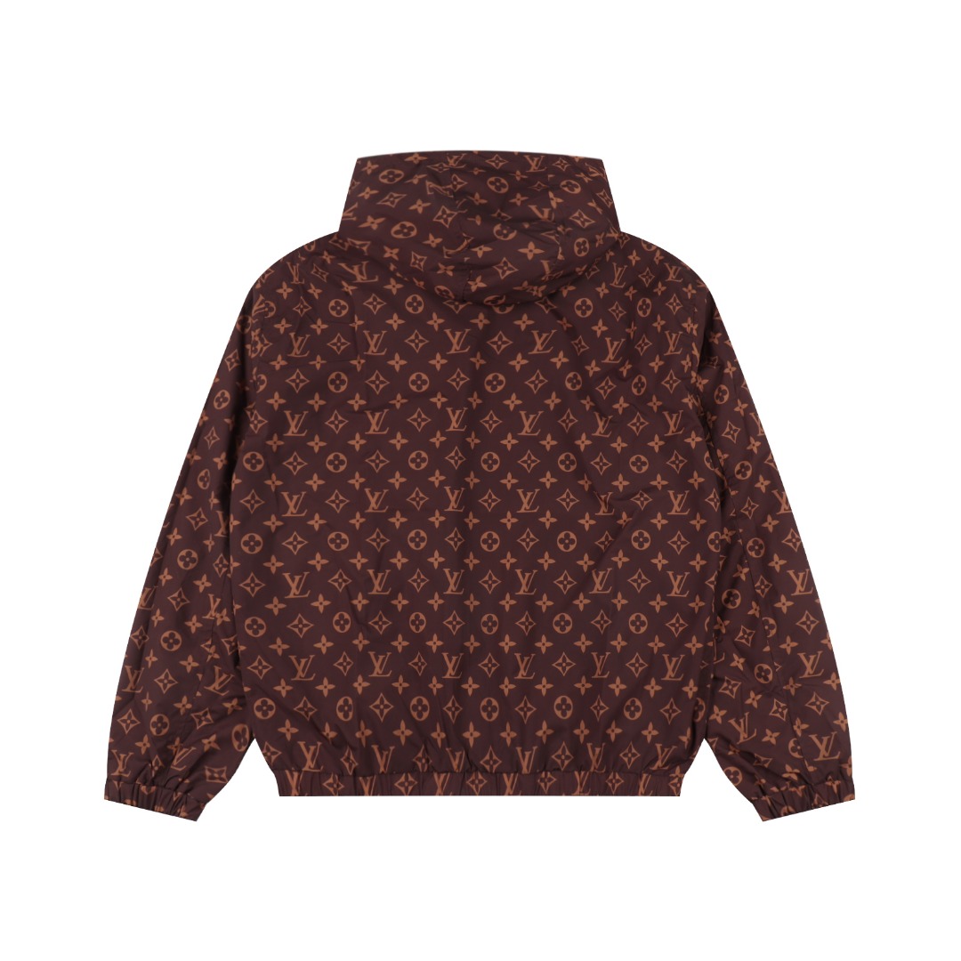 LOUIS VUITTON/路易威登 迷彩老花双面穿冲锋衣夹克外套