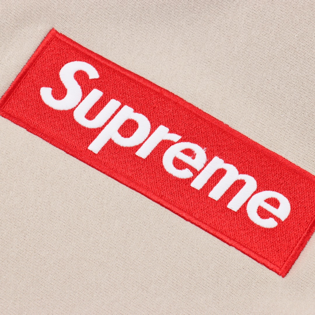 Supreme FW24 WEEK17 Box Logo Hooded Sweatshirt 胸前徽标刺绣logo口袋连帽卫衣帽衫