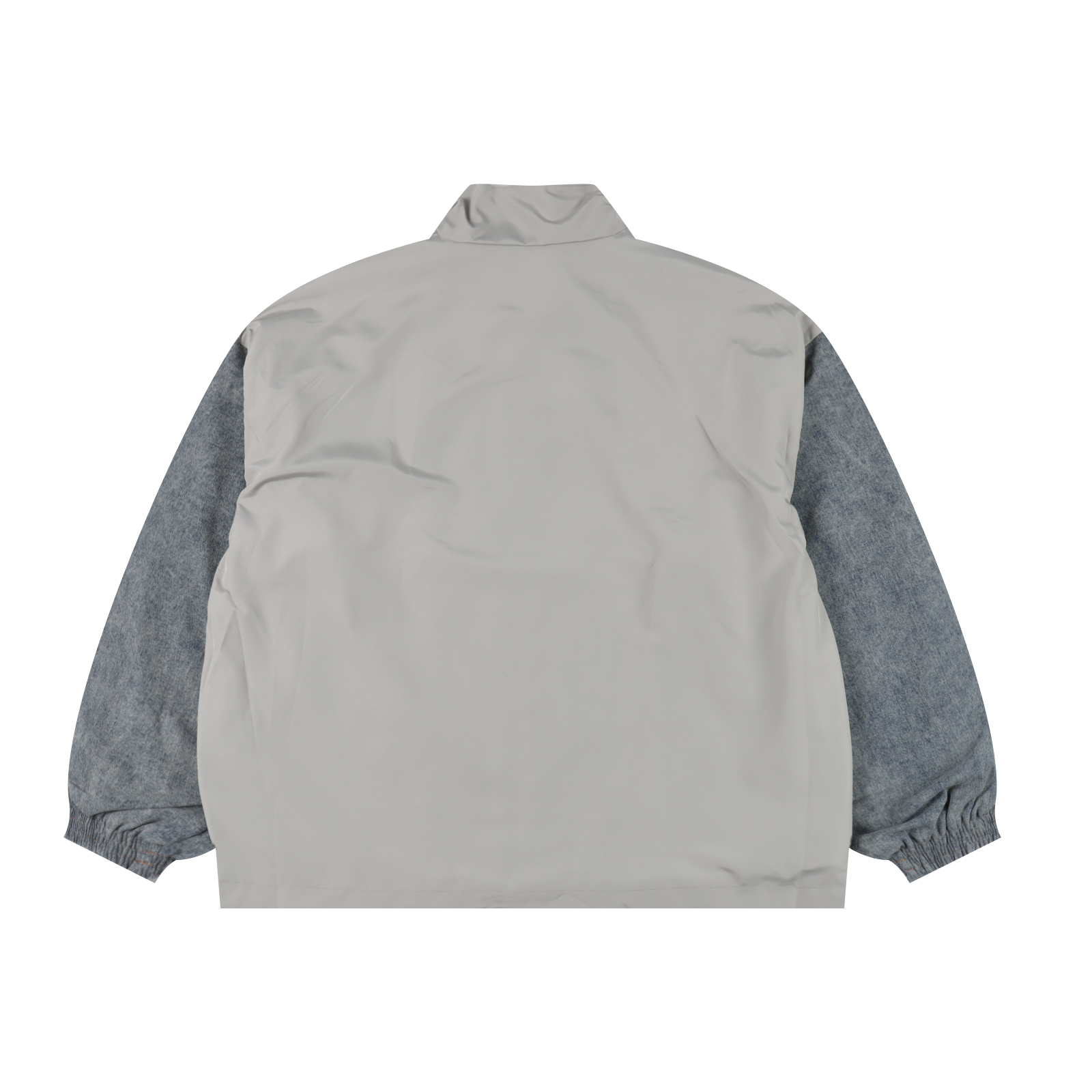 Balenciaga巴黎世家 BLCG 25FW 牛仔拼接标语冲锋衣夹克