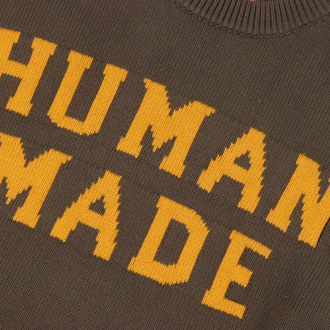 HUMAN MADE 北极熊爱心提花毛衣 HUMAN MADE