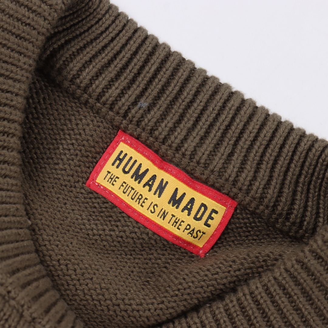 HUMAN MADE 北极熊爱心提花毛衣 HUMAN MADE