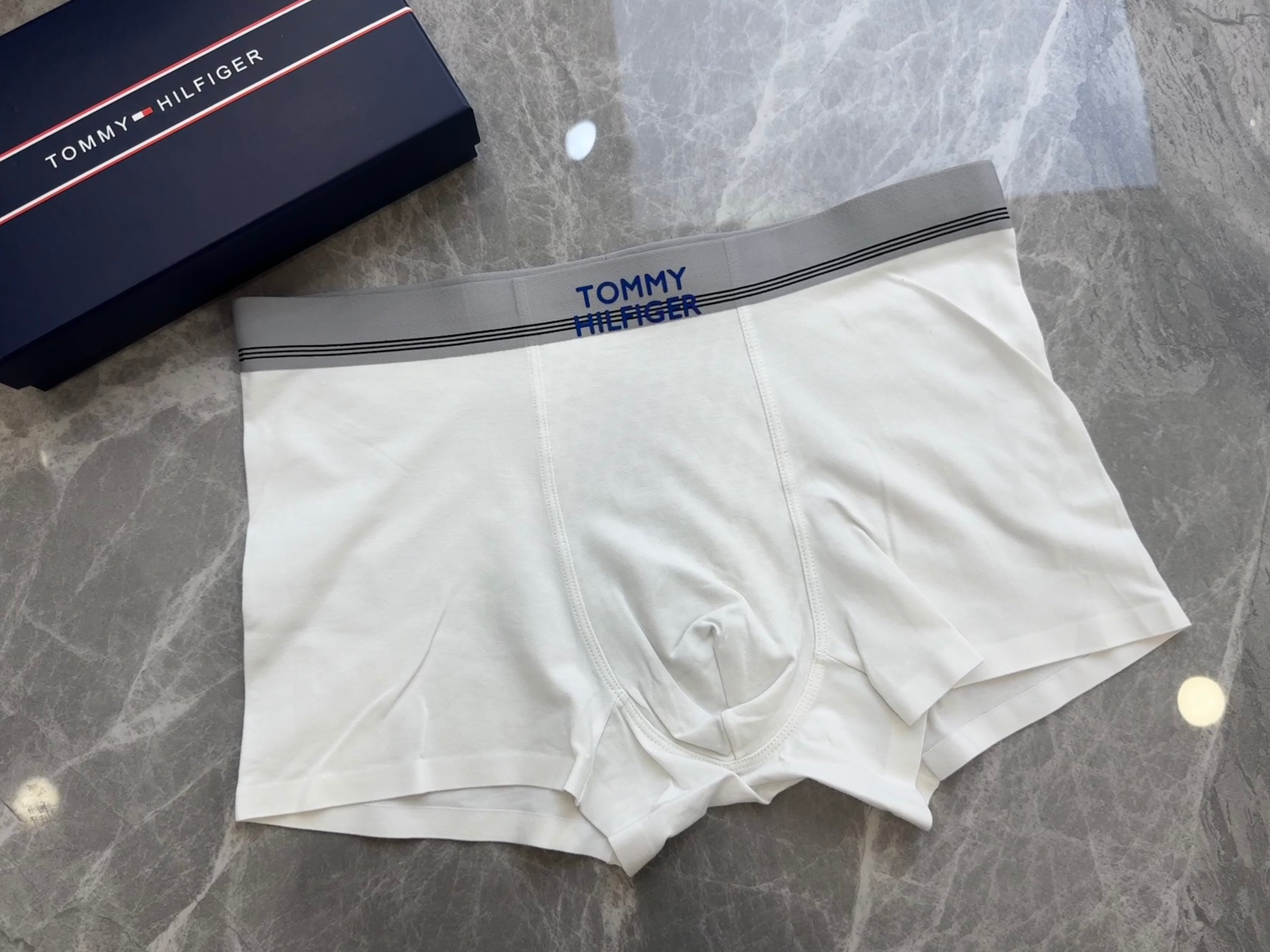 P80 TOMMY HILFIGER  汤姆费格 3D  纯棉面料 现货一盒三条   L XL 2XL 3Xl 4xl
