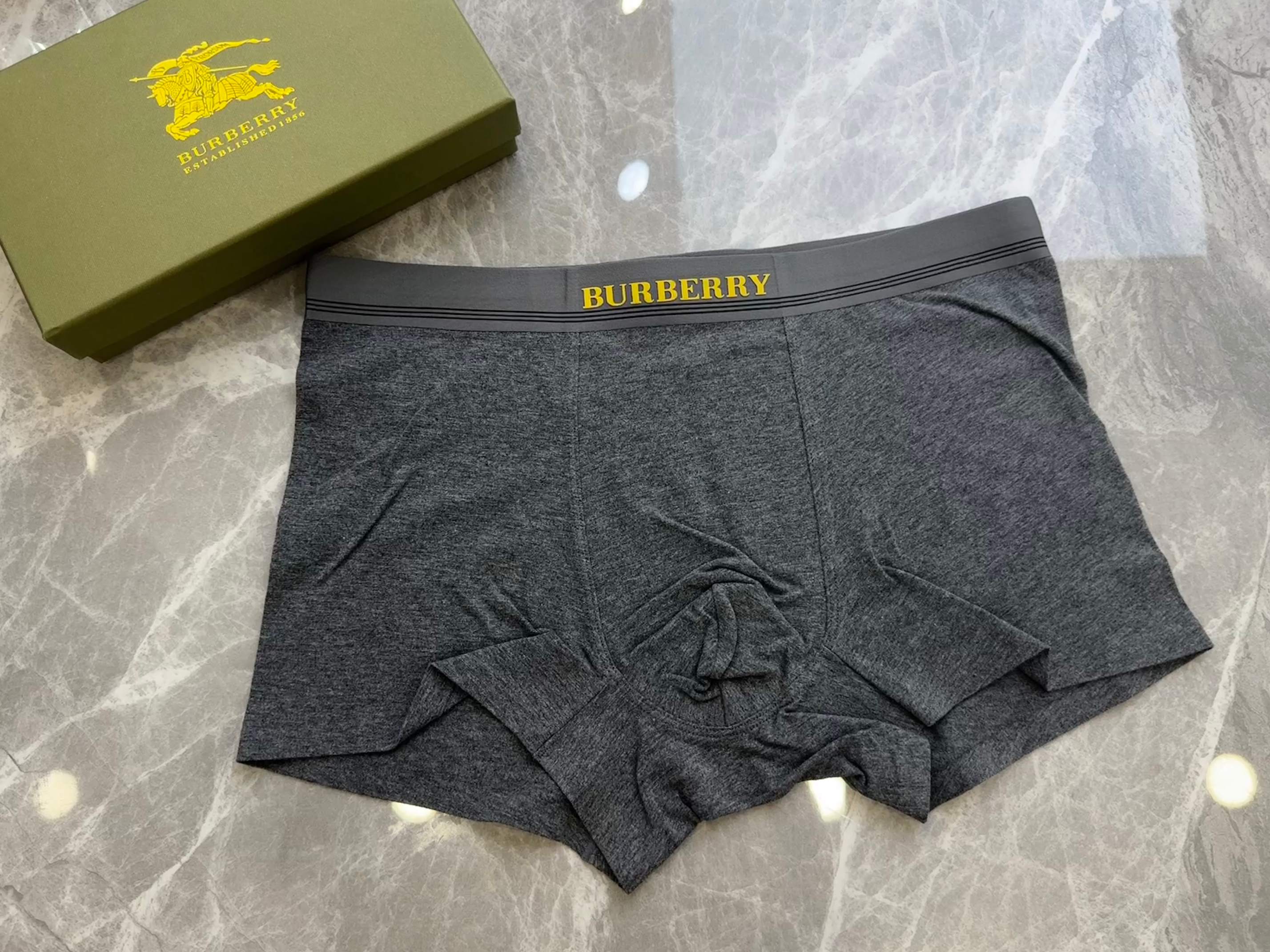P80 BURBERRY 巴宝莉 3D 滴胶 原单品质！天然彩棉！精品盒装男士内裤！外贸国外订单，高品质，无痕切割工艺 科学配  95%棉+5%氨纶 丝滑 透气 舒适！有型！ 一点也不紧绷 按照人体工程学设计 彰显男性性感魅力 超级好穿  一盒3条  L-XXXXL 最大穿到38码 （注:贴身衣物 不退不换）