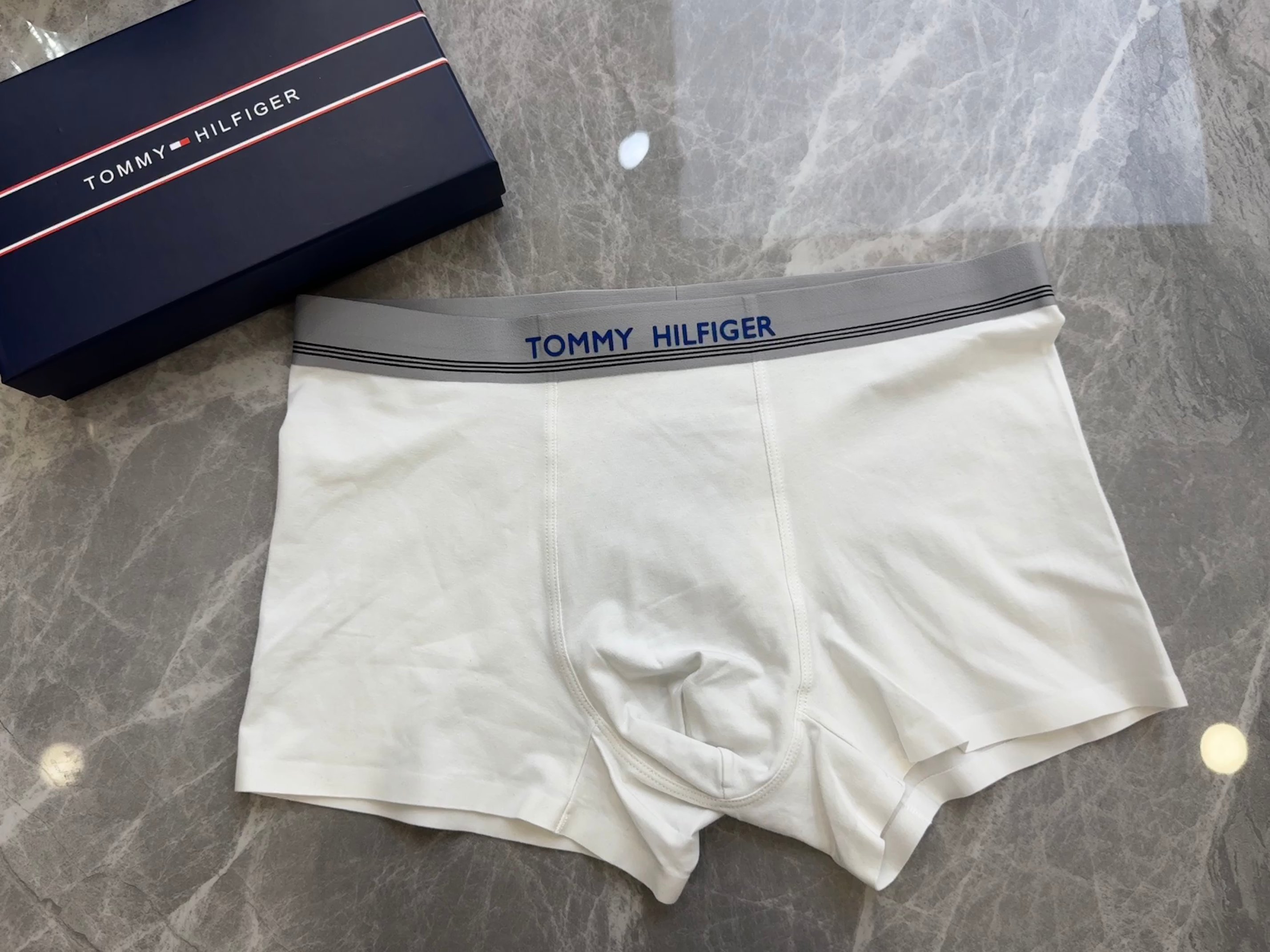 P80 TOMMY HILFIGER  汤姆费格 3D  纯棉面料 现货一盒三条   L XL 2XL 3Xl 4xl