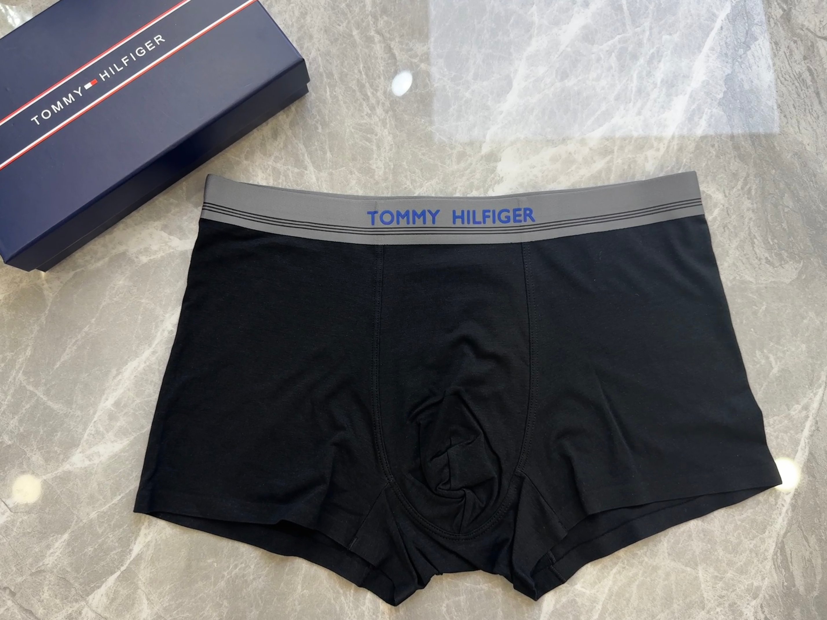 P80 TOMMY HILFIGER  汤姆费格 3D  纯棉面料 现货一盒三条   L XL 2XL 3Xl 4xl