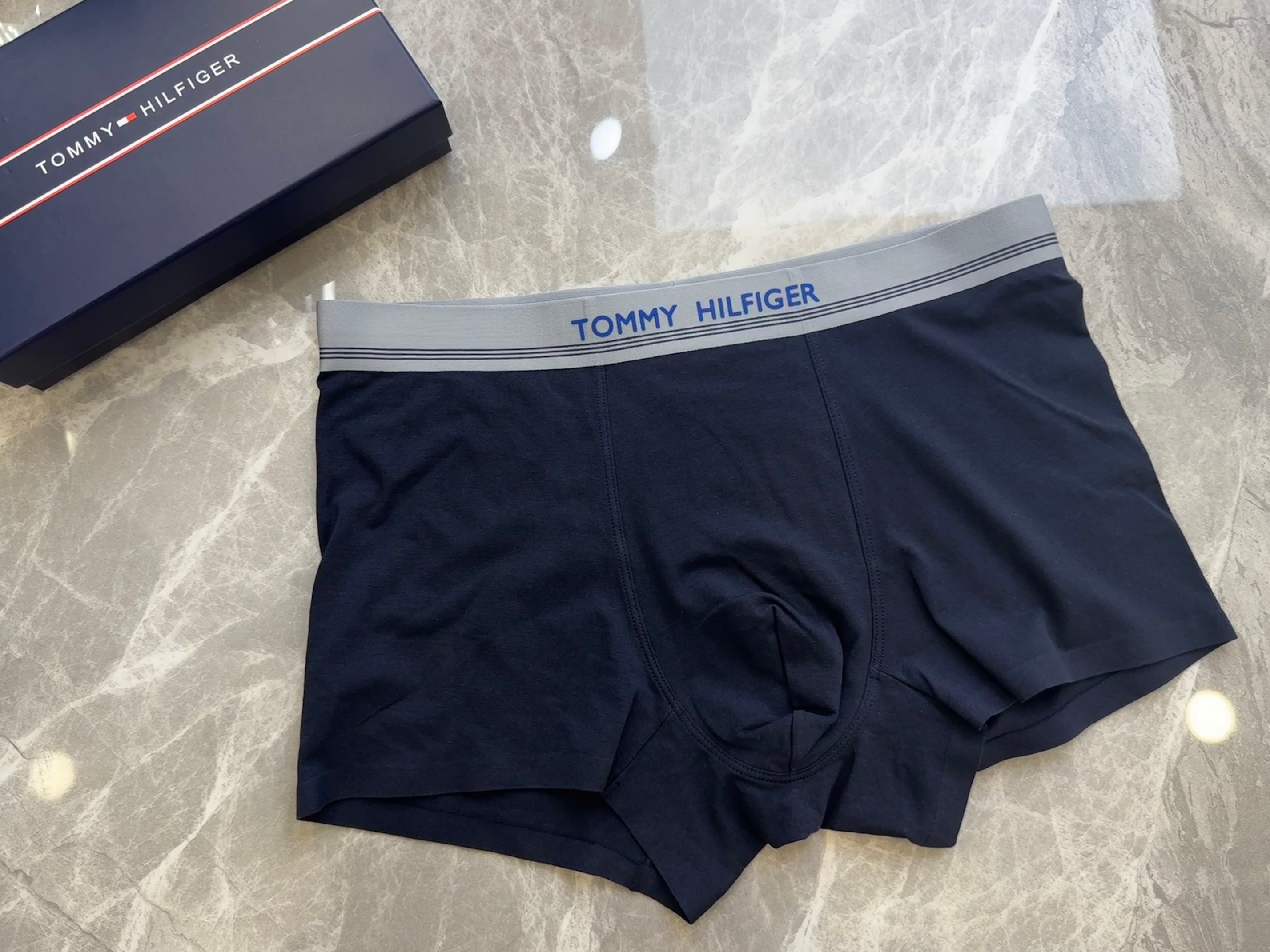 P80 TOMMY HILFIGER  汤姆费格 3D  纯棉面料 现货一盒三条   L XL 2XL 3Xl 4xl