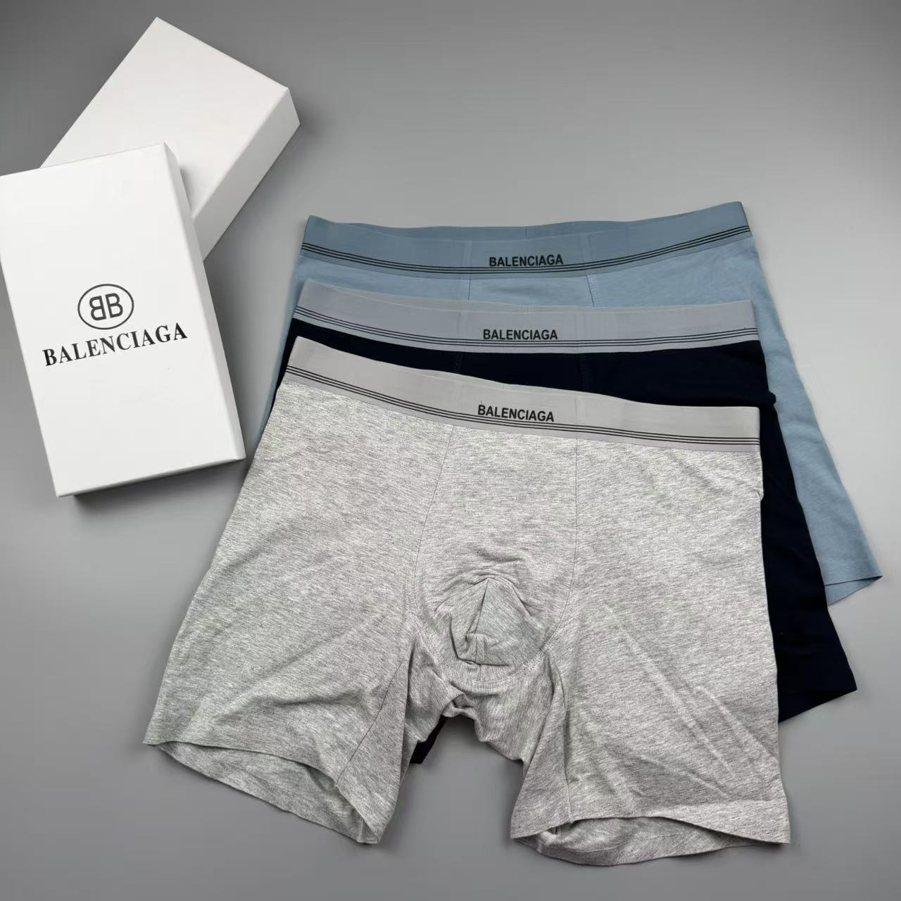 BALENCIAGA calidad original! ¡Calzoncillos para hombre en caja de lujo! Pedido extranjero, alta calidad, proceso de cor…