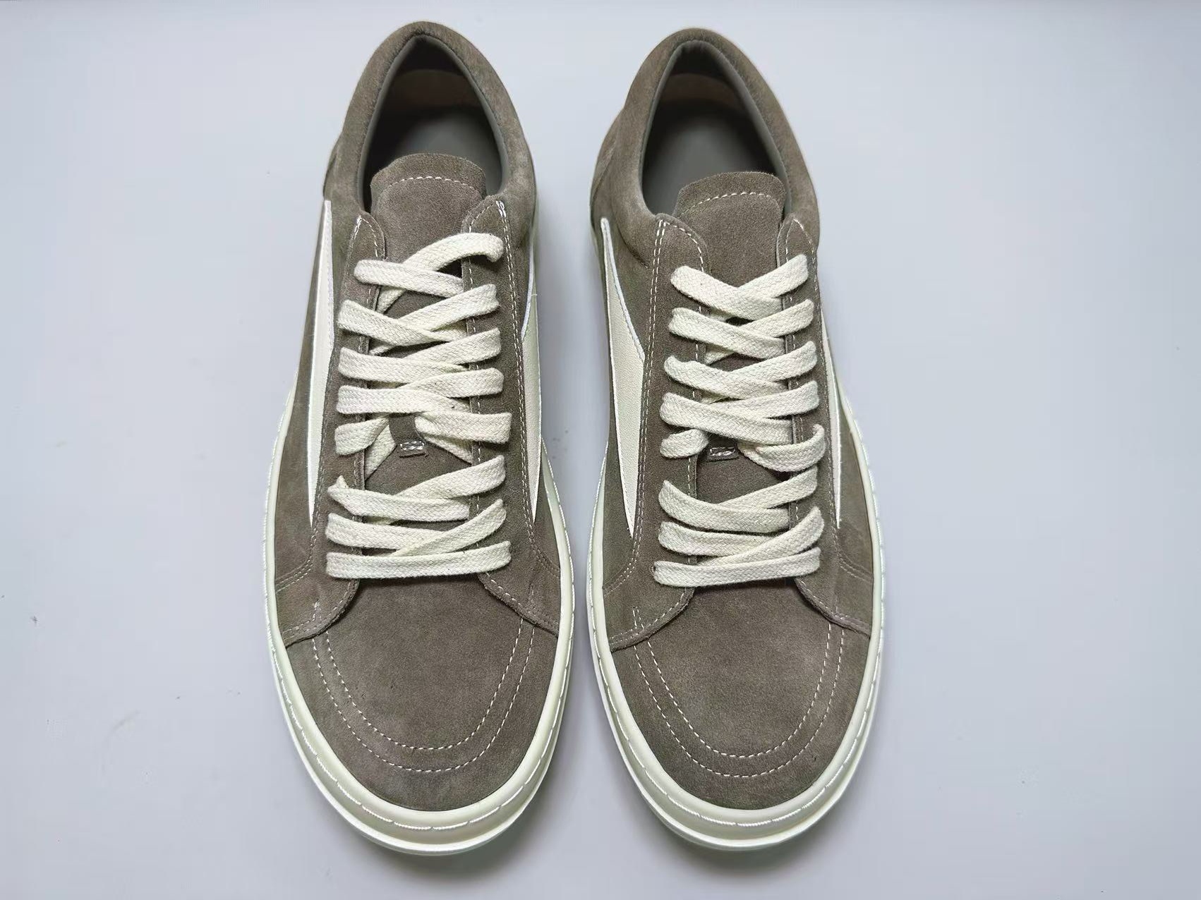 💰280  高版本 Rick Owens /RO Luxor Vintage牛皮 低帮 板鞋 情侣款 Size:36/45