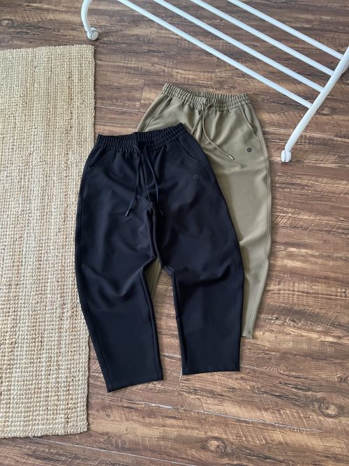 Lululemon Men's Summer Ankle-Cuff Athletic Lounge Pants - Casual Fit 1 Lululemon Men's Summer Ankle-Cuff Athletic Lounge Pants - Casual Fit
