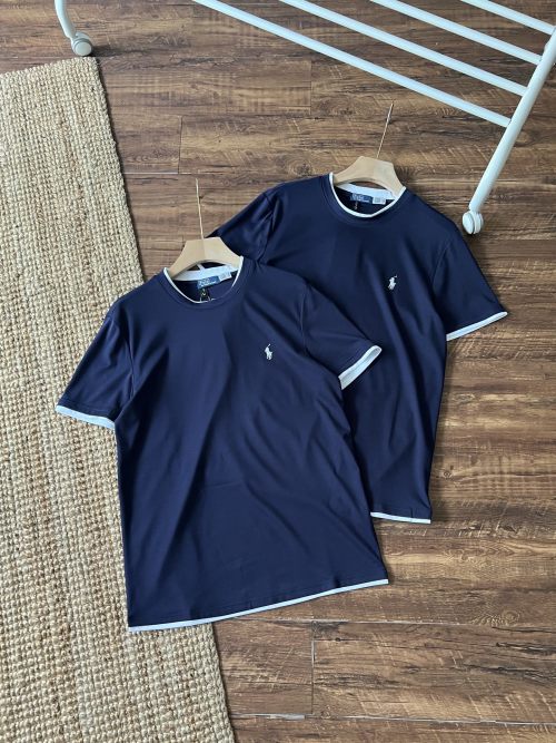 Polo Ralph Lauren Classic-Fit Navy T-Shirt with Embroidered Logo 1 Polo Ralph Lauren Classic-Fit Navy T-Shirt with Embroidered Logo